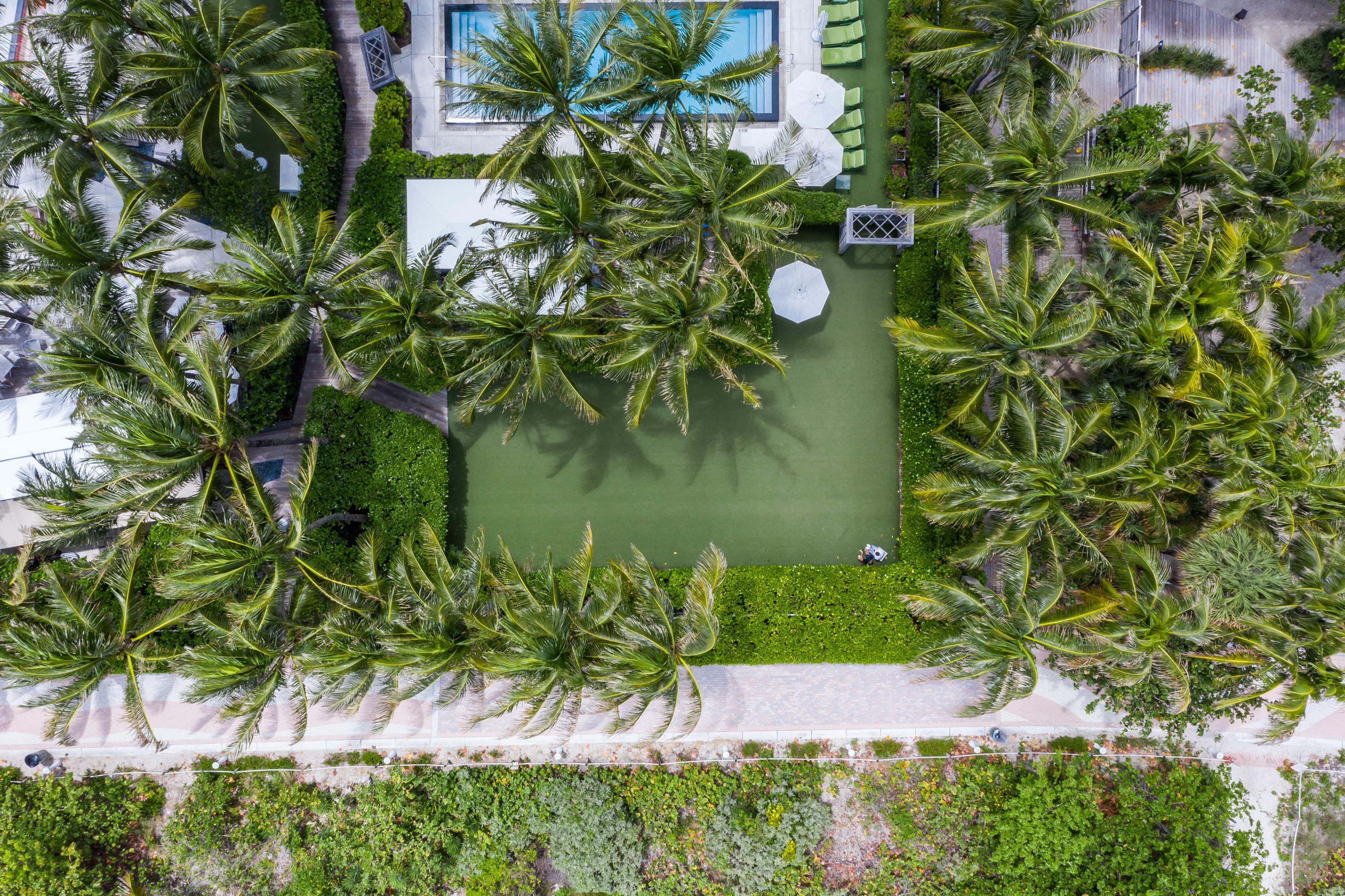 The Lawn, an event space at W South Beach