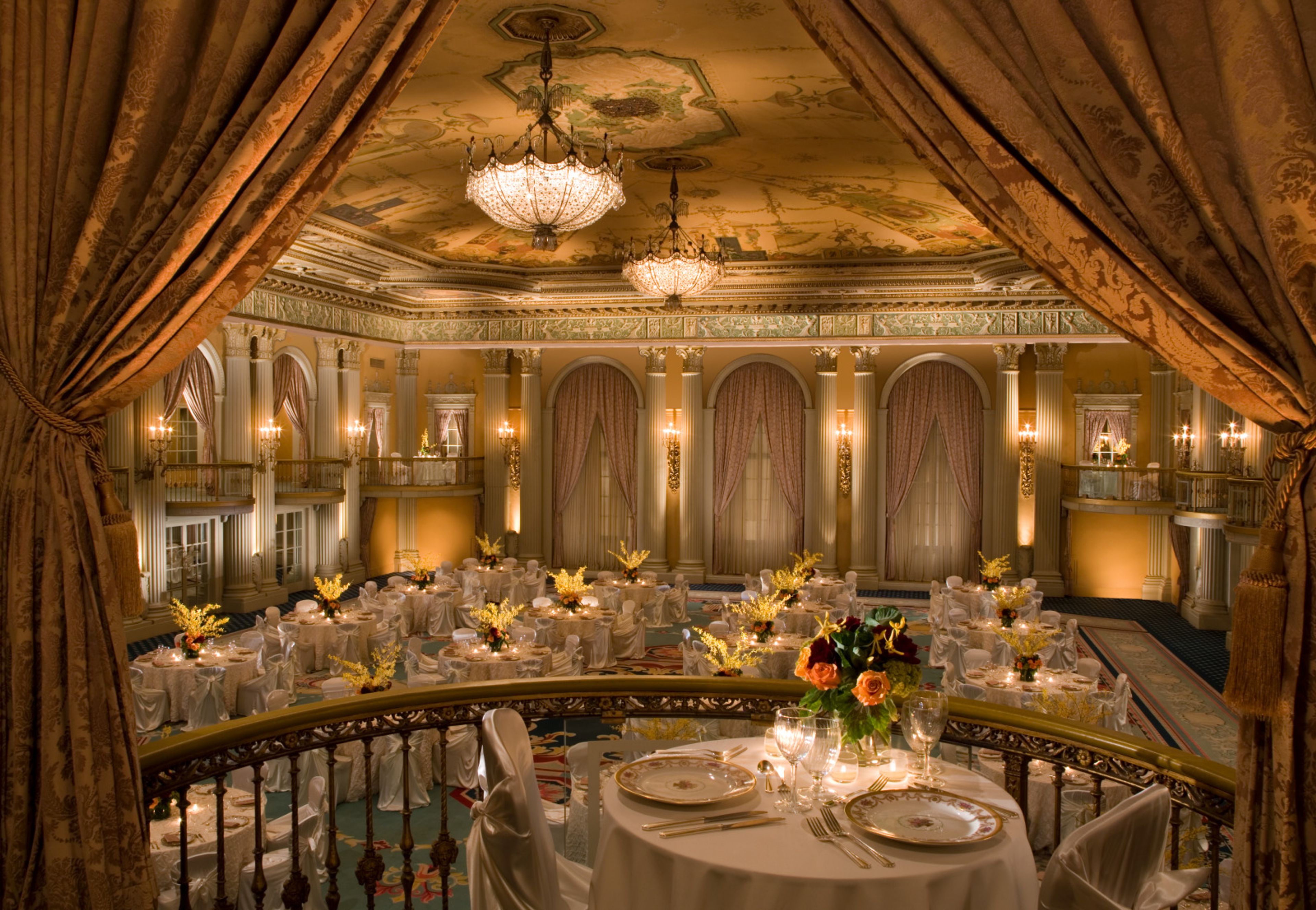 Galeria Crystal Ballroom, an event space at Millennium Biltmore Los Angeles