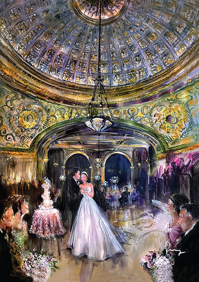 Featured photo from Live wedding paintings