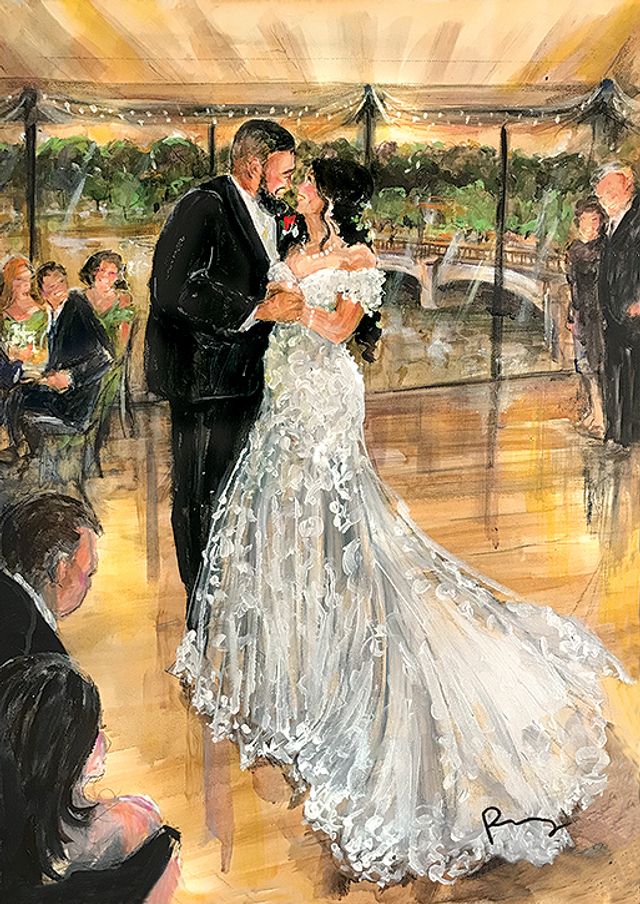 Featured photo from Rosemary Fanti Live Wedding Paintings