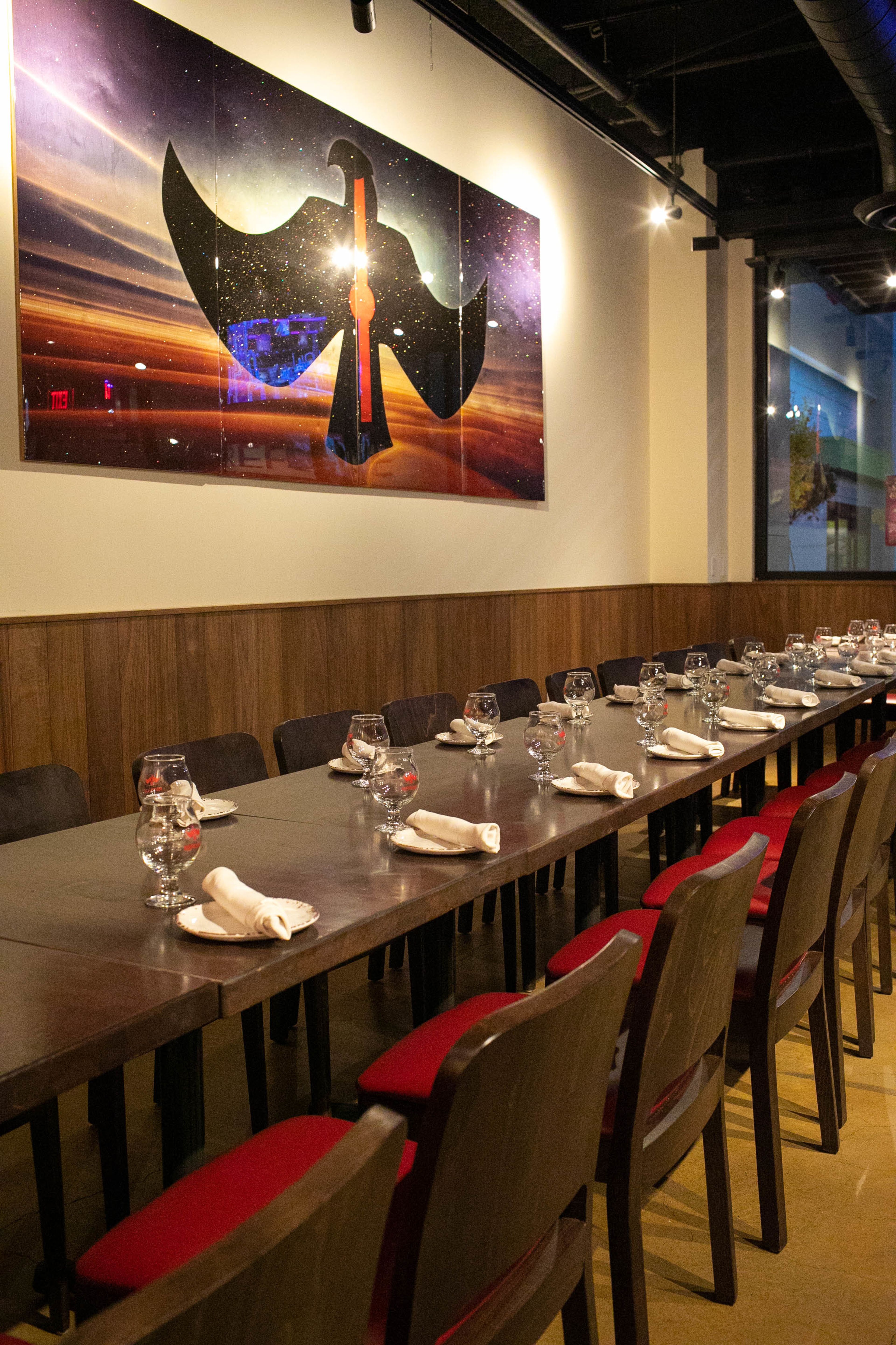 The Refuge Eagle Room, an event space at The Refuge San Mateo