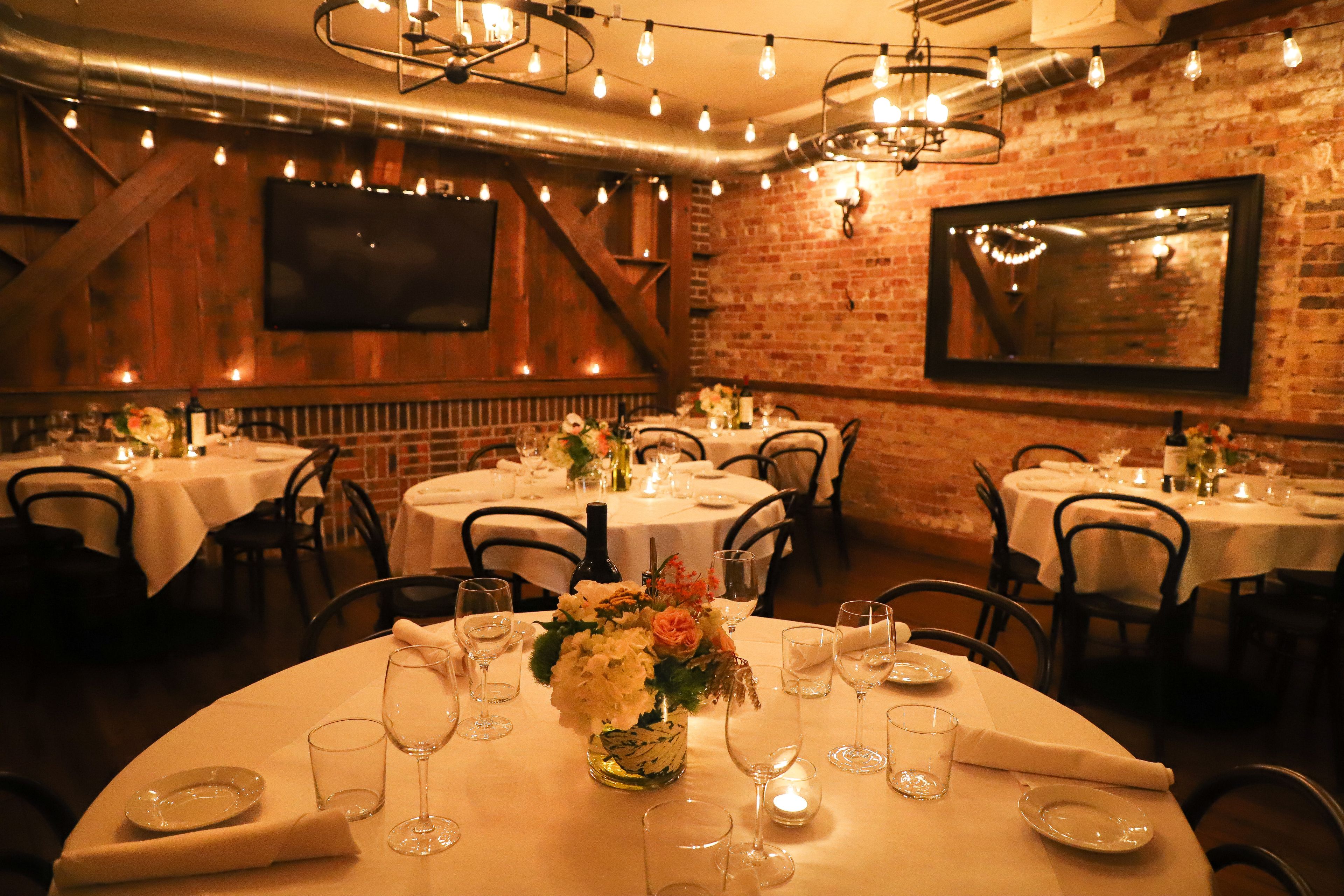 Intimate Private Dining Room in Downtown La Grange, an event space at Lucca's Pizzeria & Ristorante