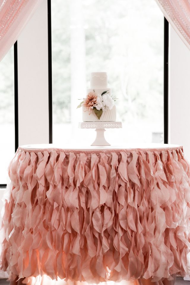 Featured photo from Delicate Pink and White Styled Shoot at 15 Acres Venue in Houston, Texas