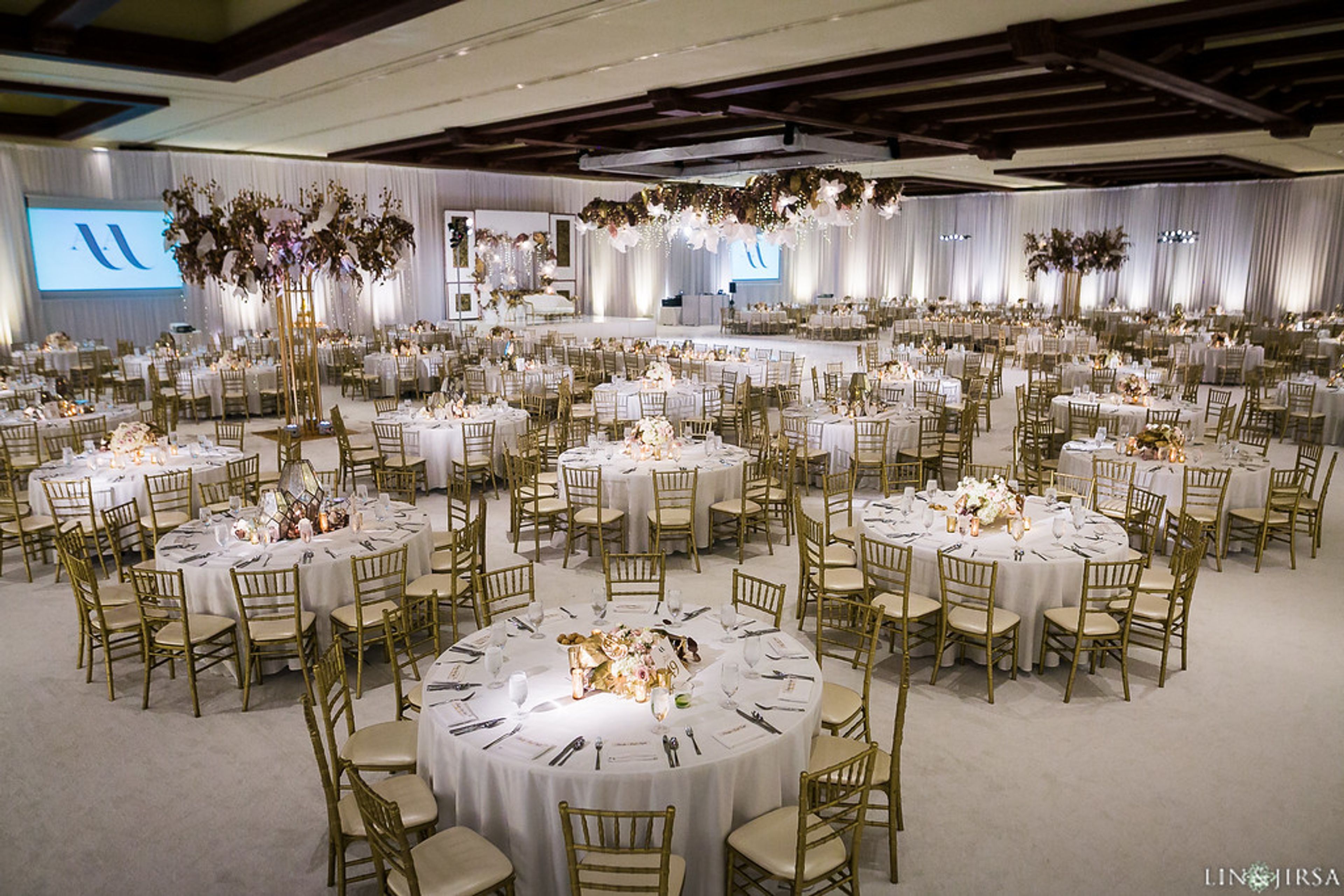 Grand Ballroom, an event space at Hyatt Regency Huntington Beach