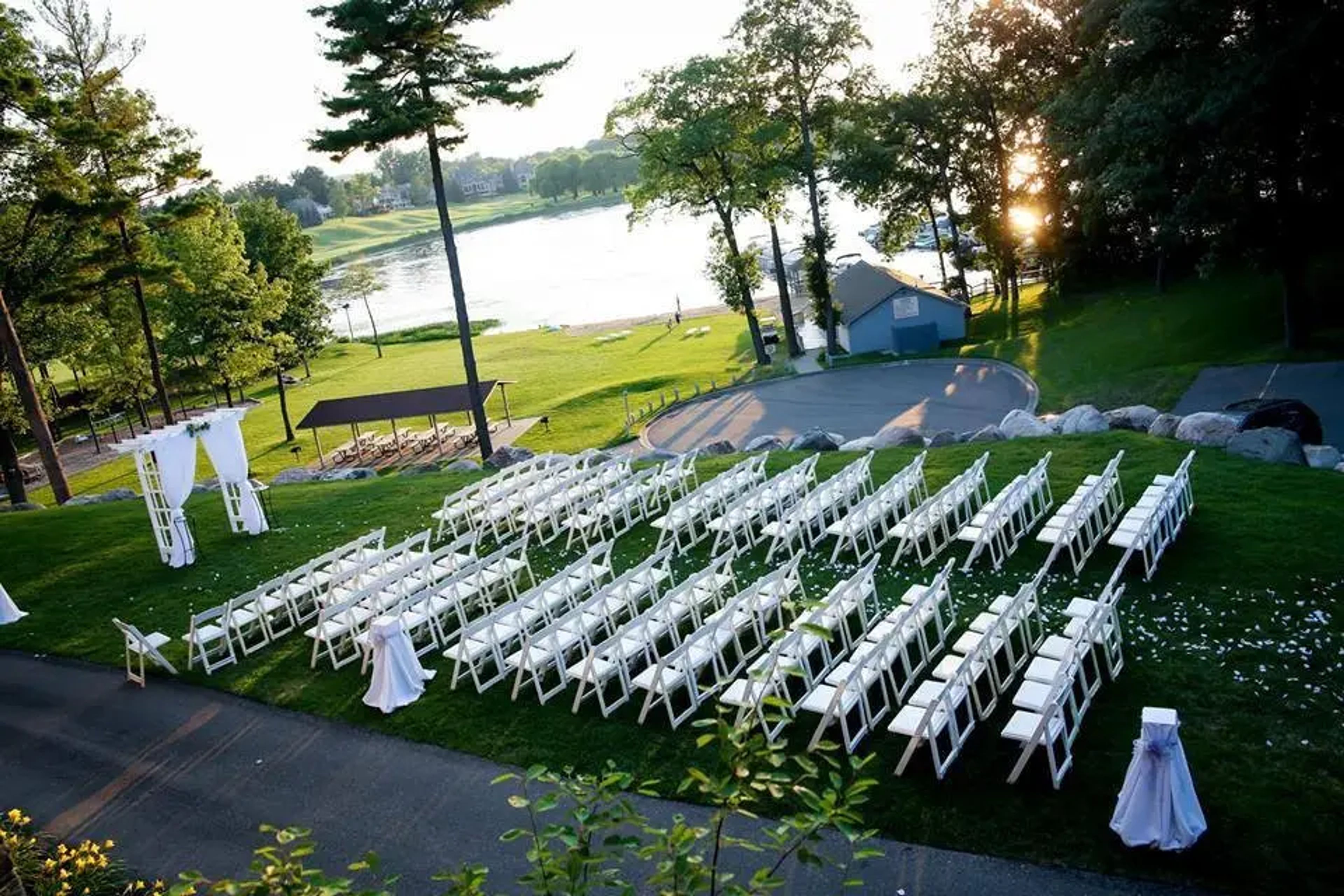 Outdoor Ceremony Area, an event space at Oak Pointe Country Club