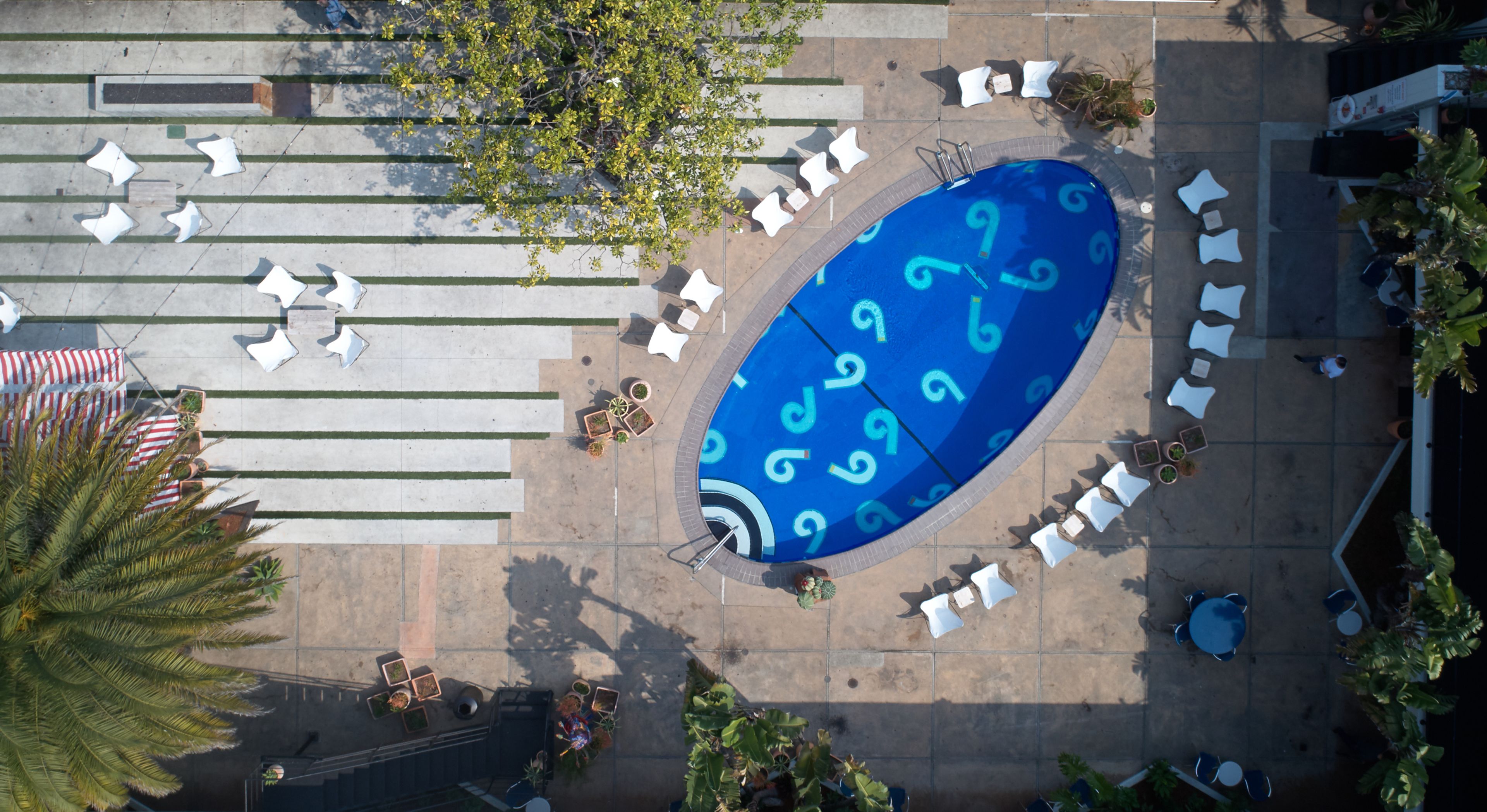 The Courtyard, an event space at Chambers eat + drink