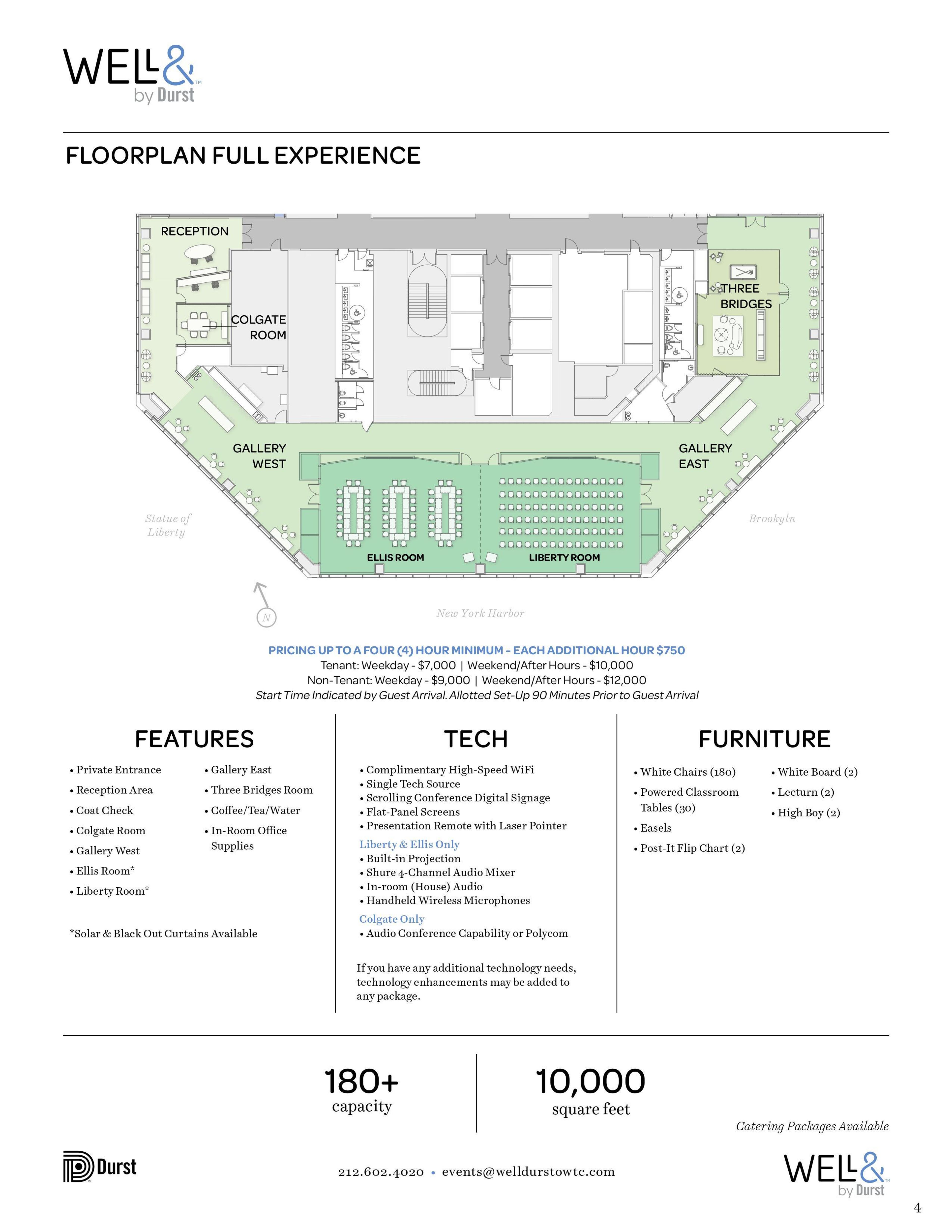 Full Buyout, an event space at Well& by Durst