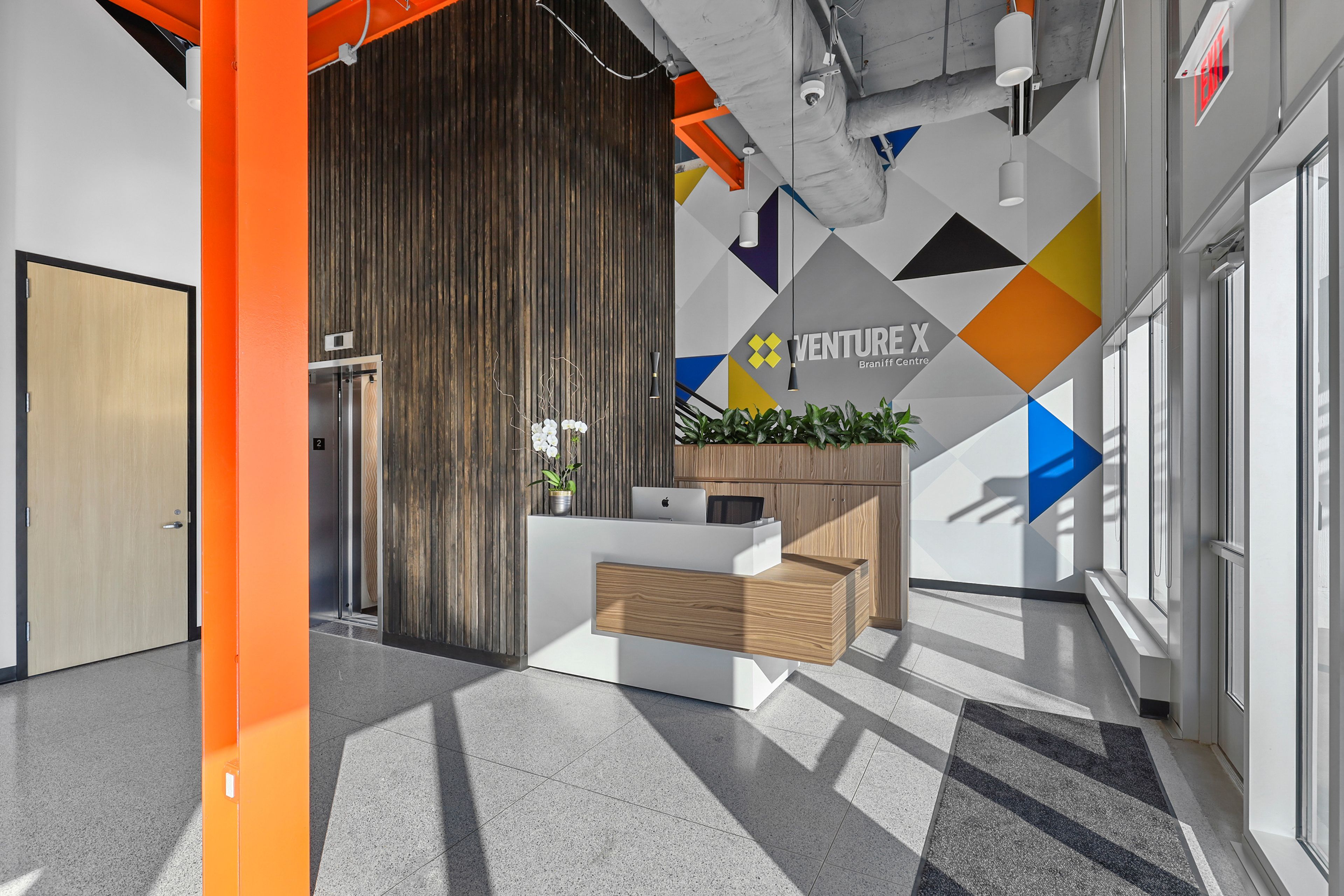 Lobby/Lounge, an event space at Venture X - Braniff Centre