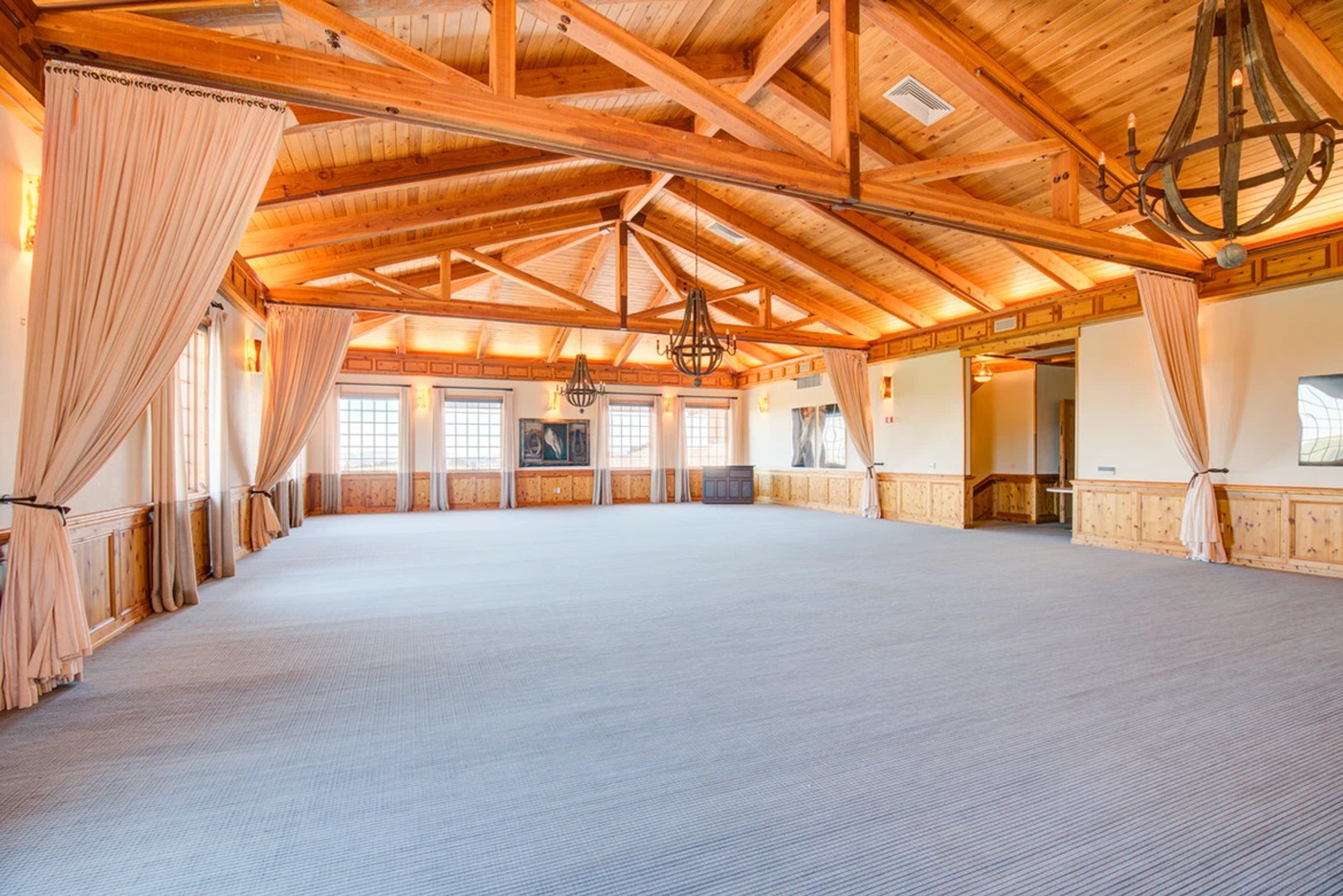 Ranch Ballroom, an event space at Sunrise Ranch Winery