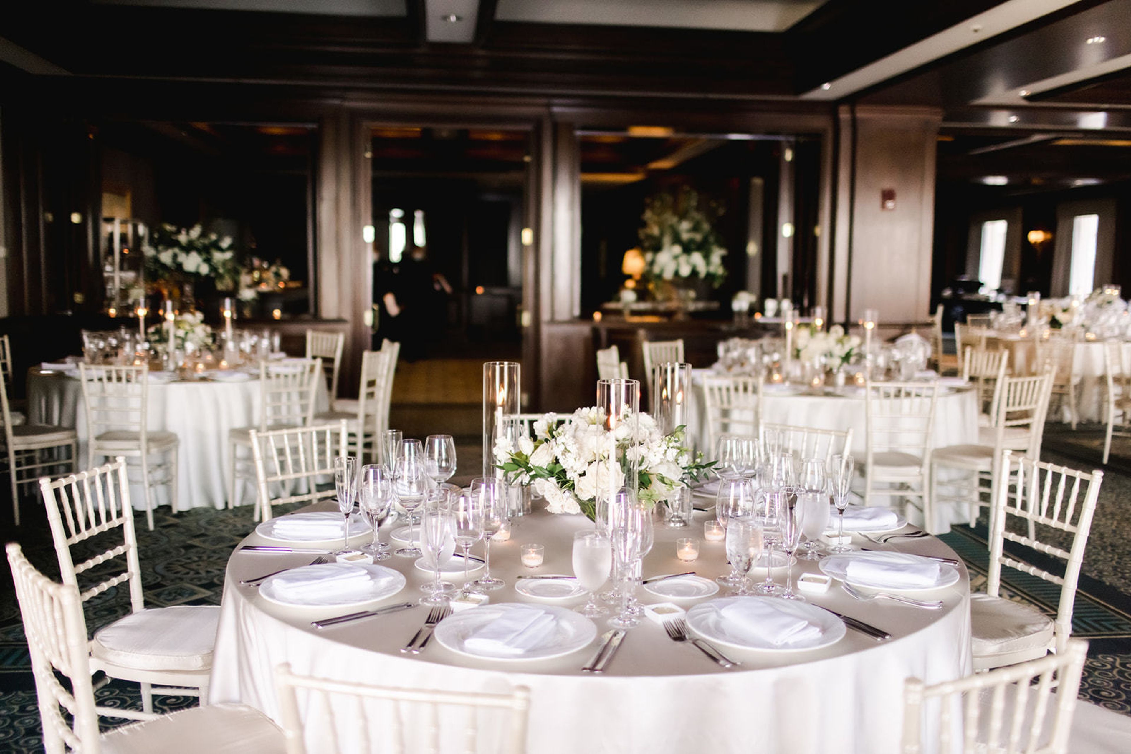 The Atlantic Room, an event space at Boston Harbor Hotel