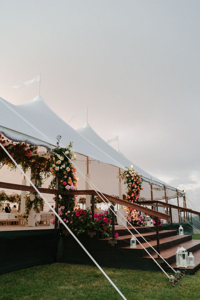 Featured photo from Vibrant Florals Decorated this Virginia Wedding Reception