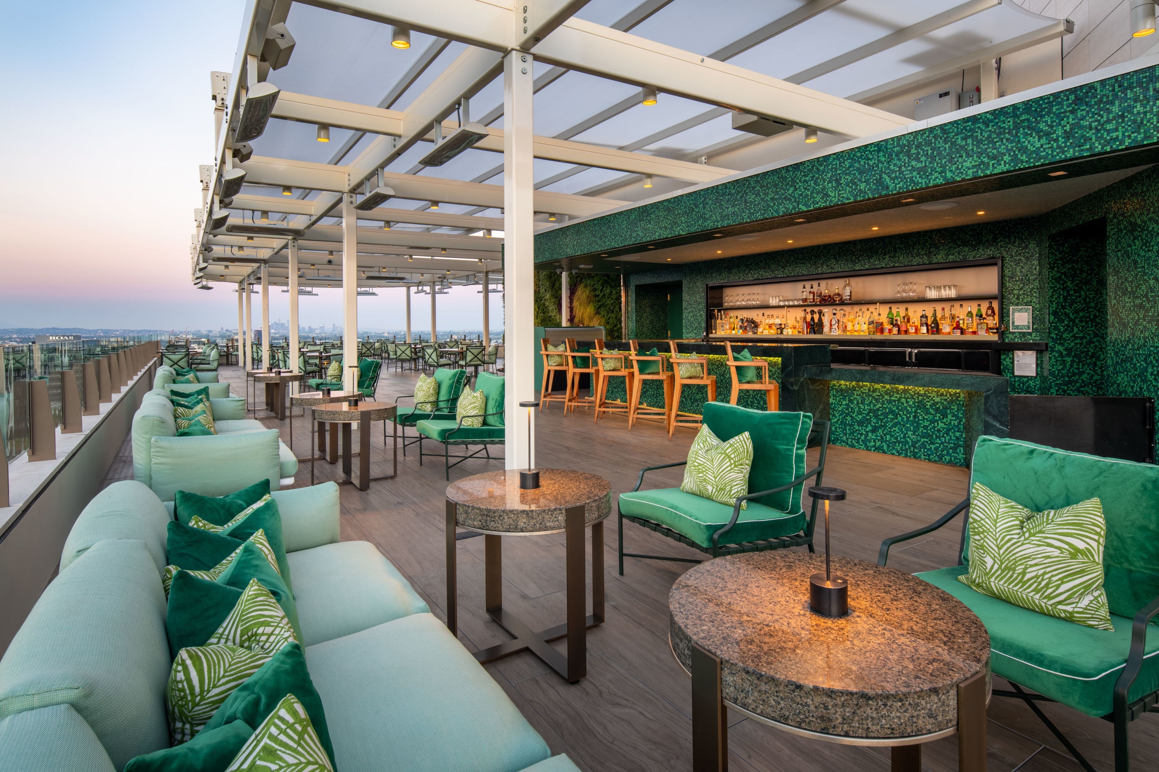 The Rooftop Restaurant, an event space at Waldorf Astoria Beverly Hills