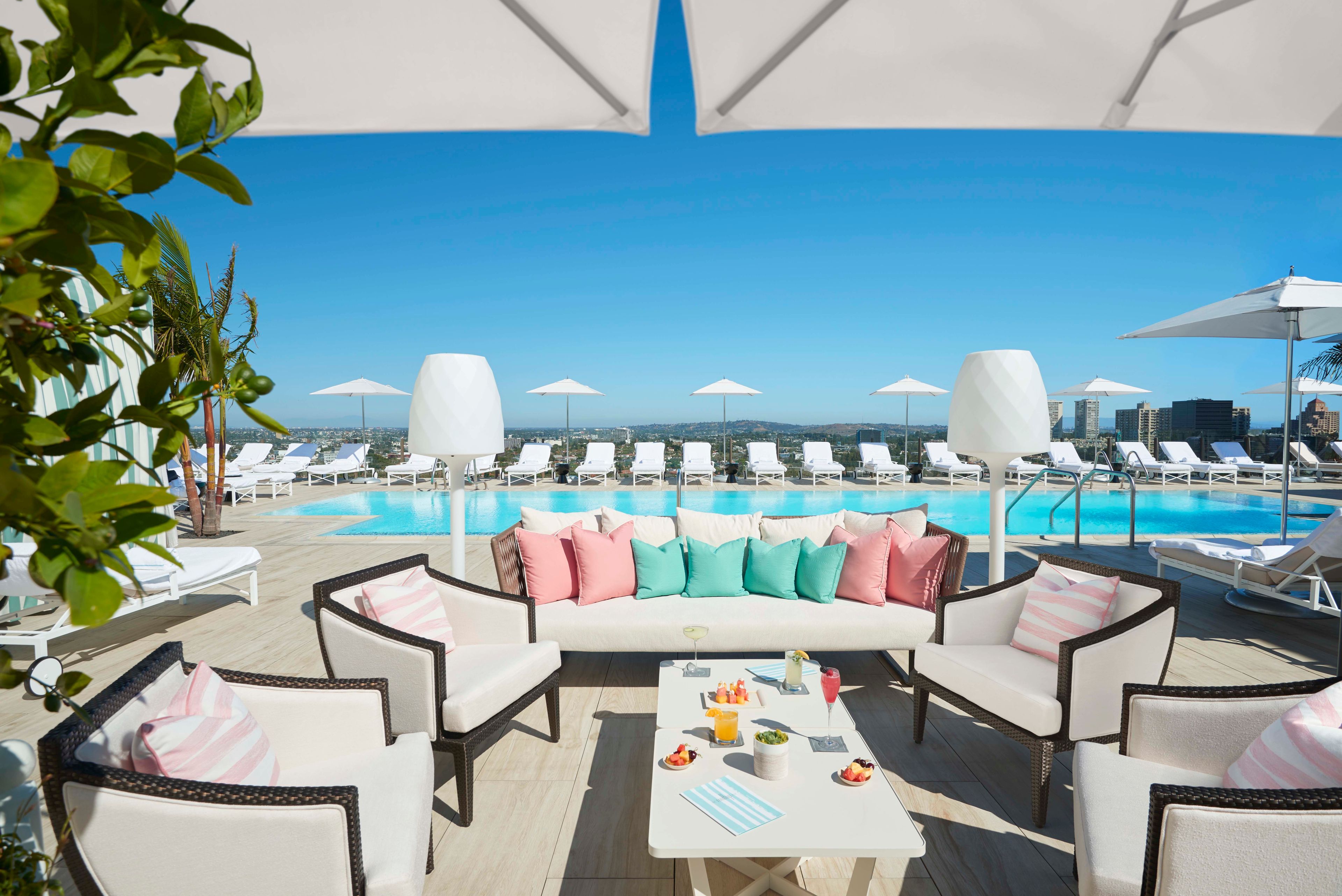 Rooftop Pool Lounge, an event space at Waldorf Astoria Beverly Hills