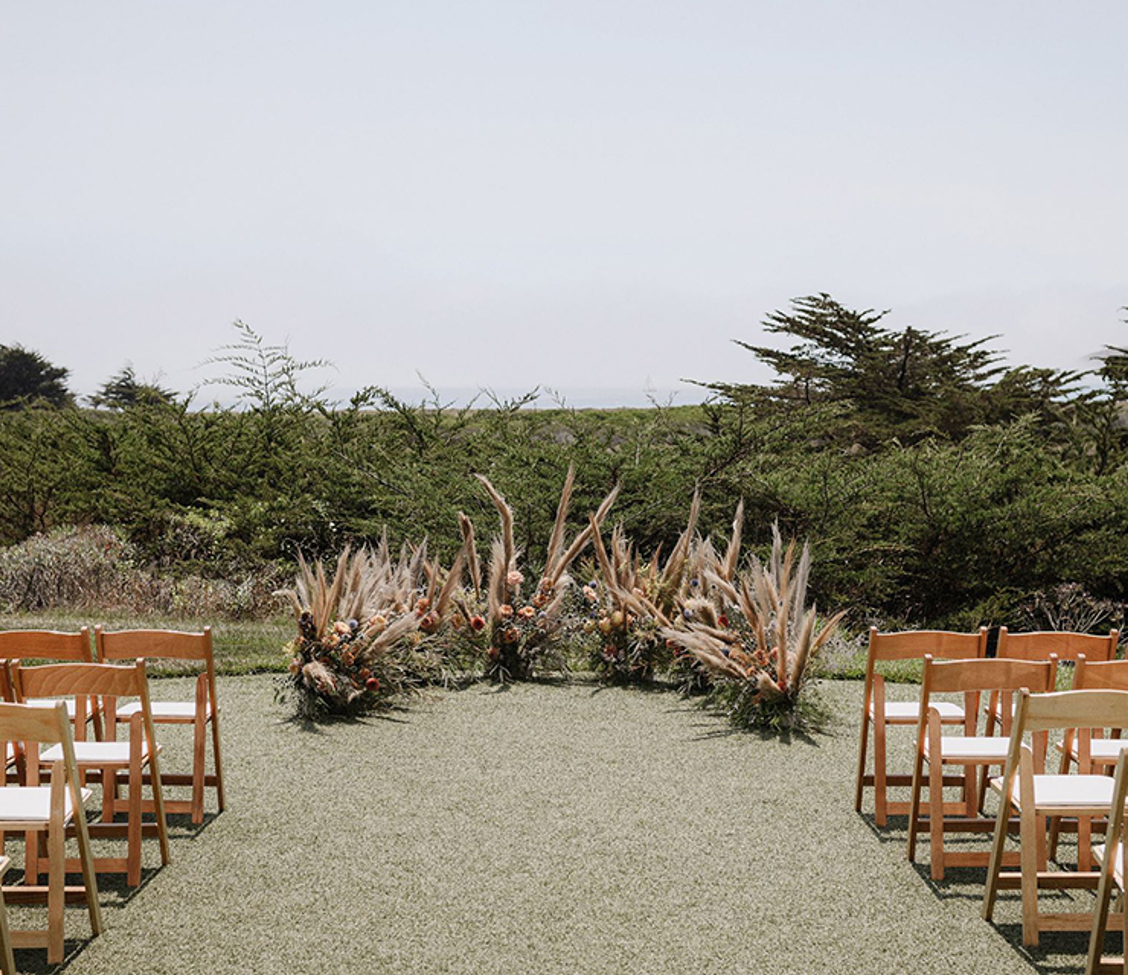 Events Lawn, an event space at The Lodge at Bodega Bay