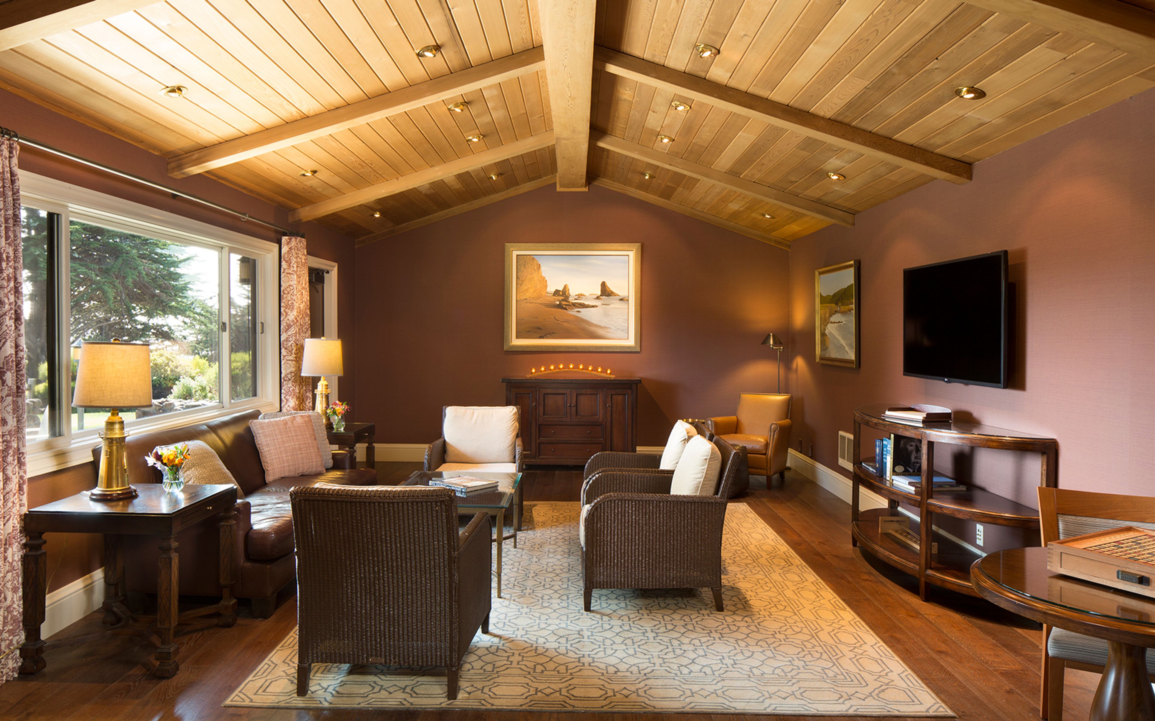 The Den, an event space at The Lodge at Bodega Bay