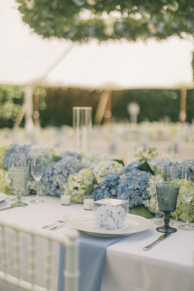 Featured photo from Hydranga filled Hamptons wedding