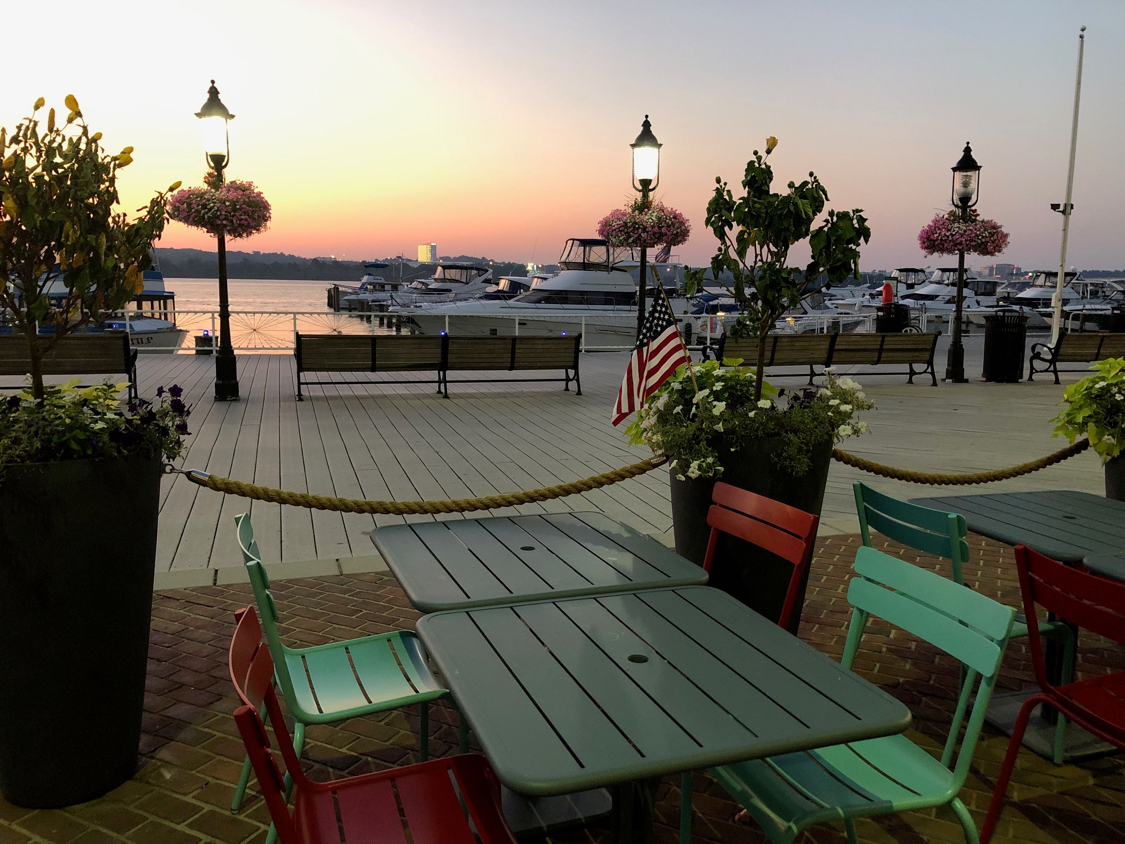 Airstream Patio, an event space at Vola's Dockside Grill