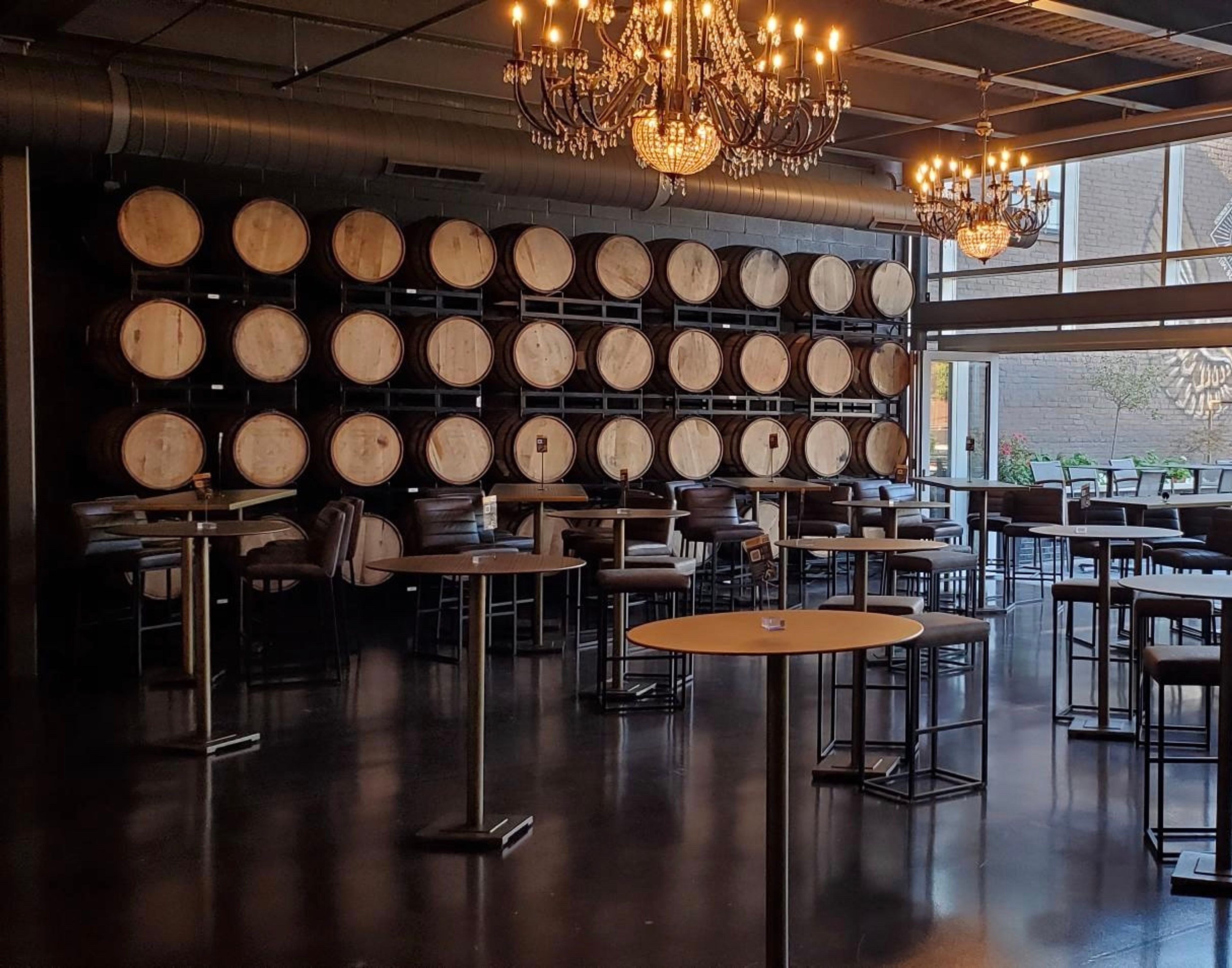 The Bourbon Lounge, an event space at 28 Mile Distilling