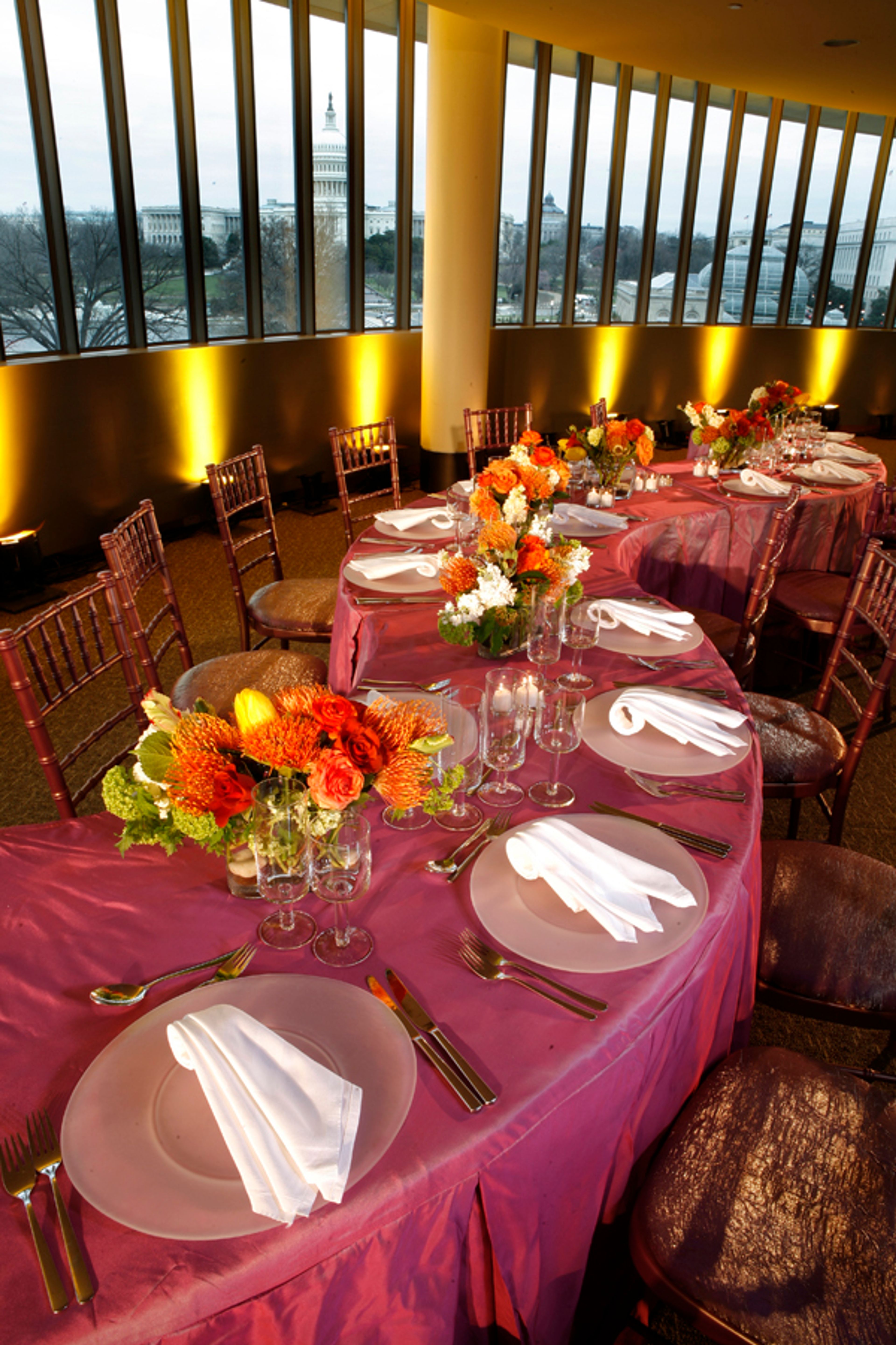 Patrons Lounge, an event space at Smithsonian National Museum of the American Indian