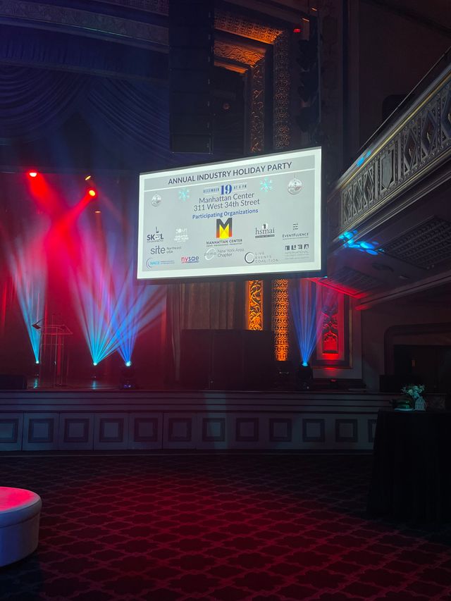 Featured photo from 2022 Industry Holiday Party at Manhattan Center