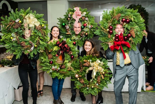 Featured photo from Holiday Wreath Making Party