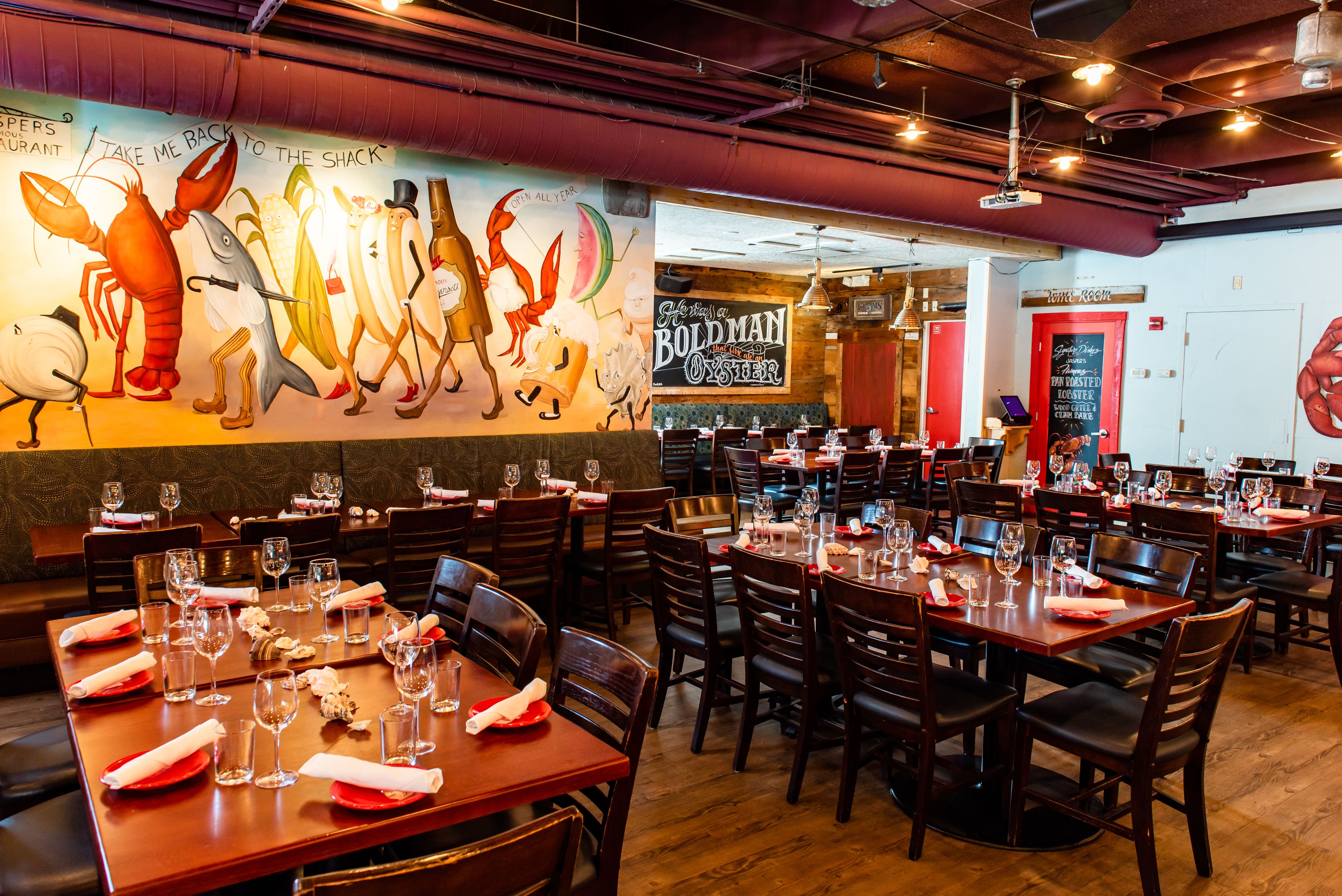 Main Dining Room & Bar, an event space at Jasper White's Summer Shack, Boston