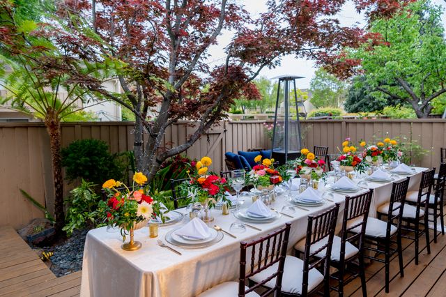 Featured photo from Garden Engagement Party at Private Residence in San Francisco, California