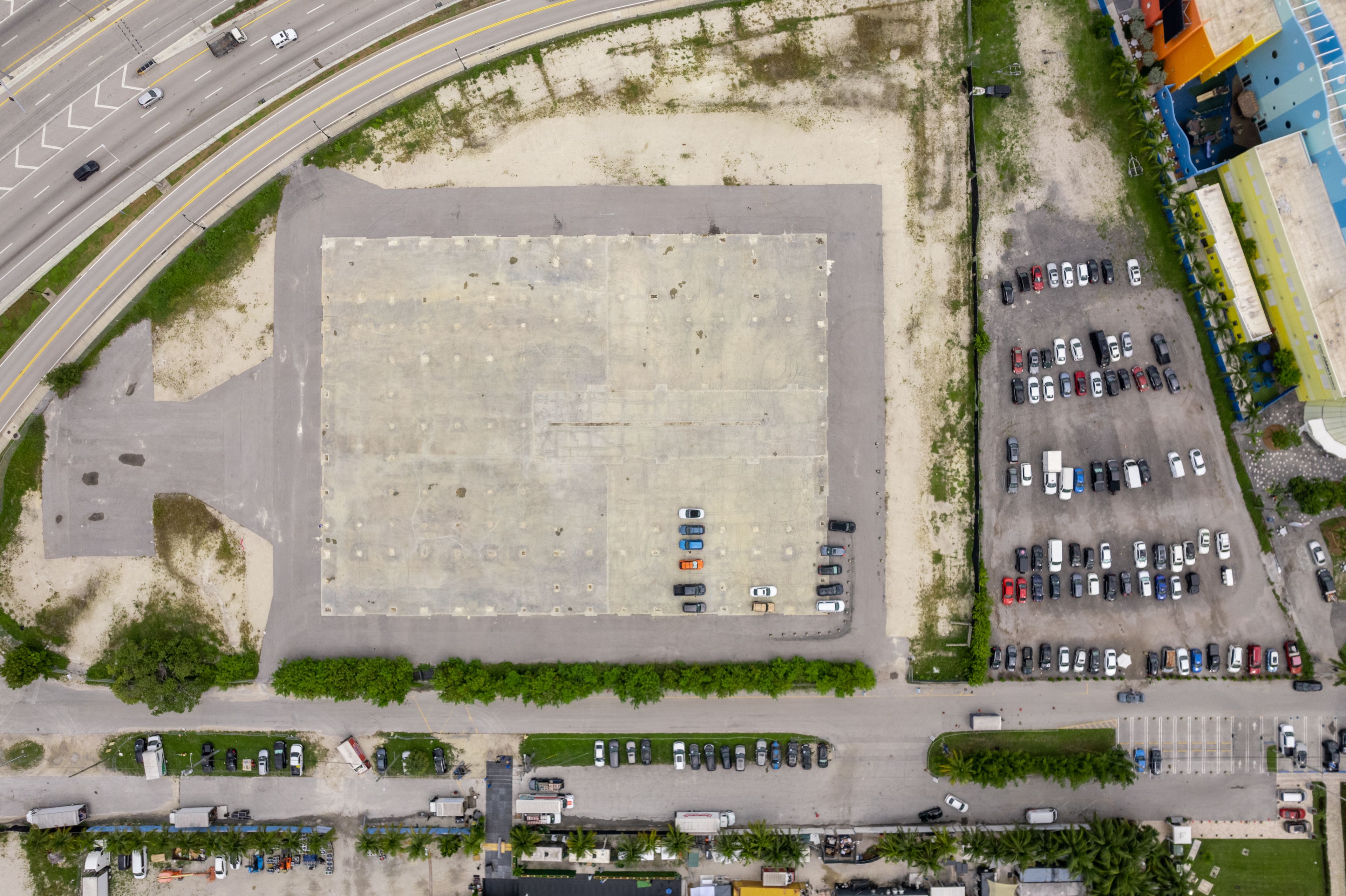 Large Scale Production Area/Main Lot, an event space at The Deck at Island Gardens