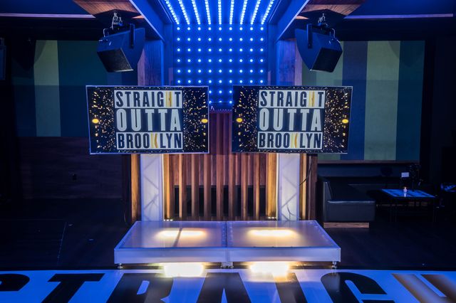 Featured photo from Explore This New York Bar Mitzvah with Bold Lighting and Dynamic Interactive Spaces