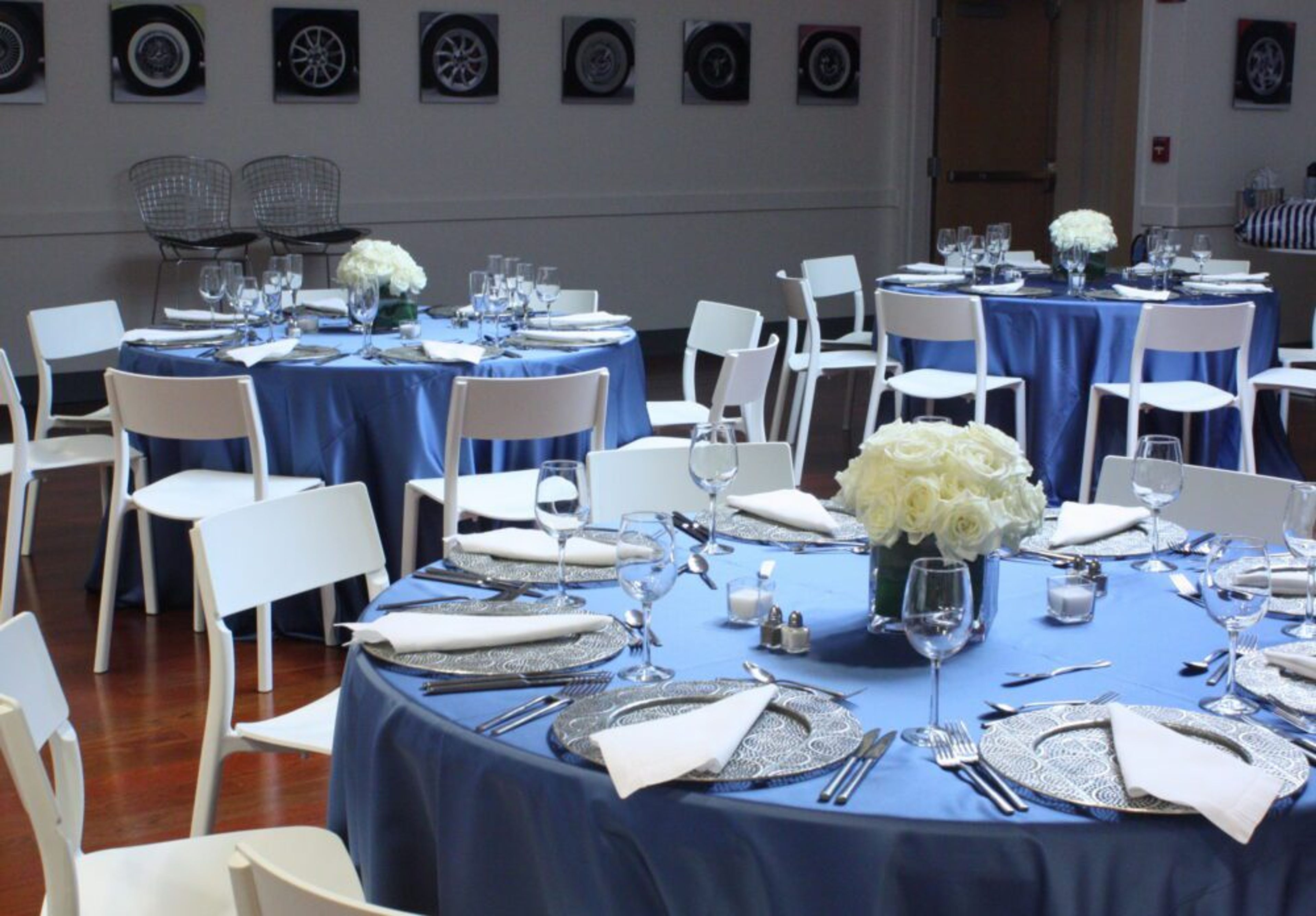 The Wheel Room, an event space at Newport Car Museum