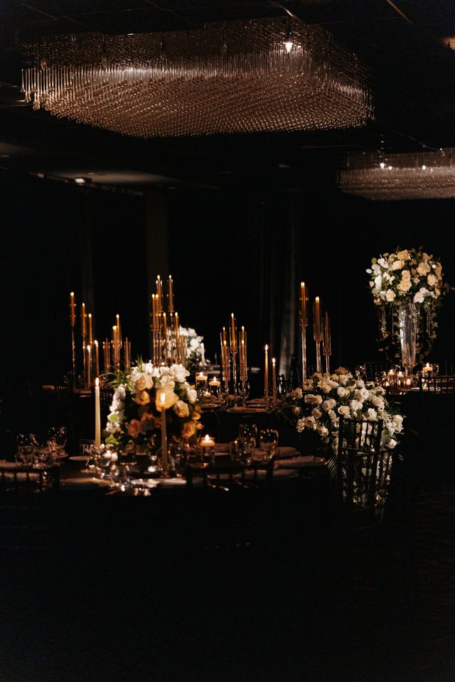 Featured photo from Discover this Los Angeles Wedding Designed with Sophisticated Black-Tie Details and Dramatic Candlelight