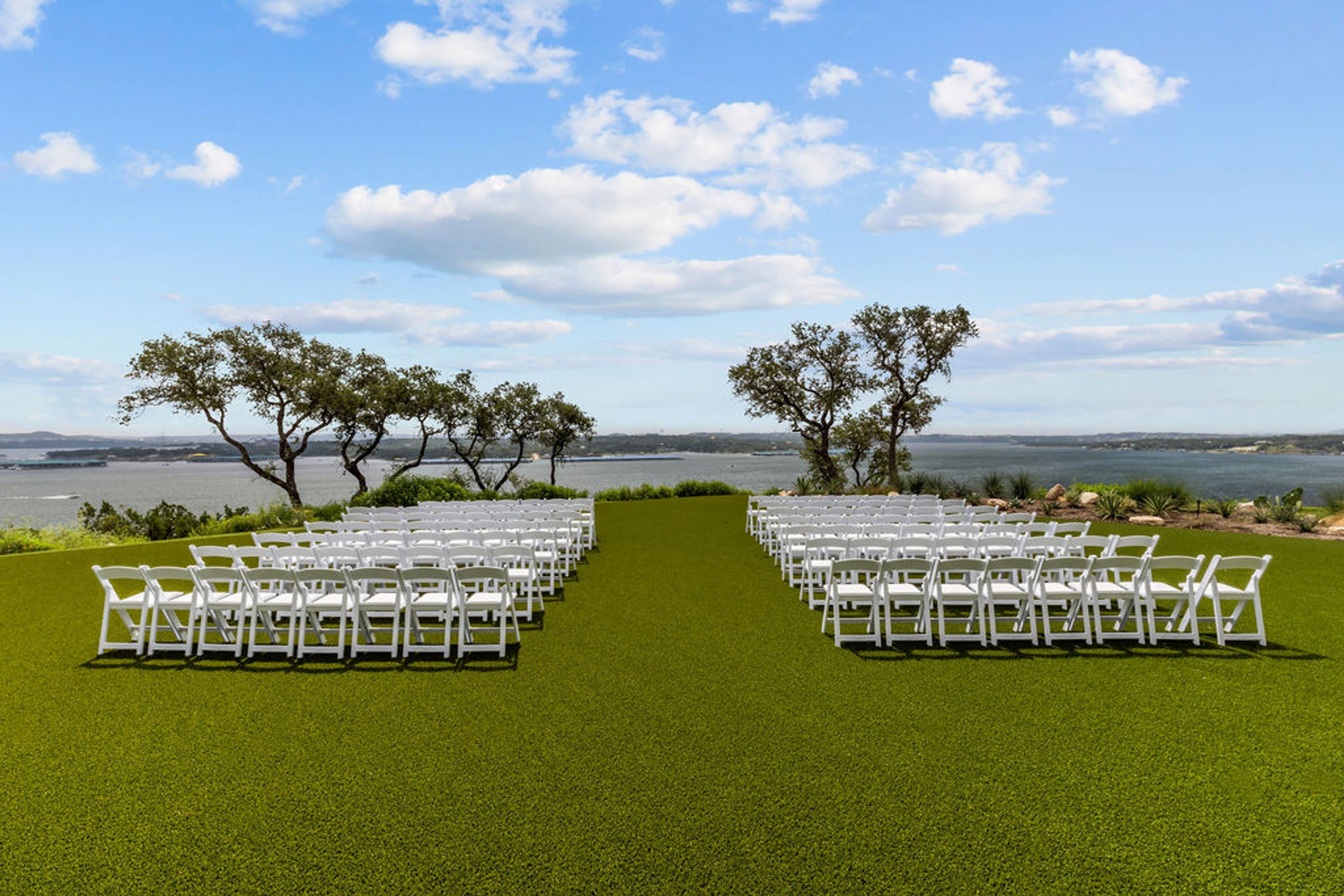 Outdoor Ceremony Space at Lantana Lookout, an event space at The Laiken