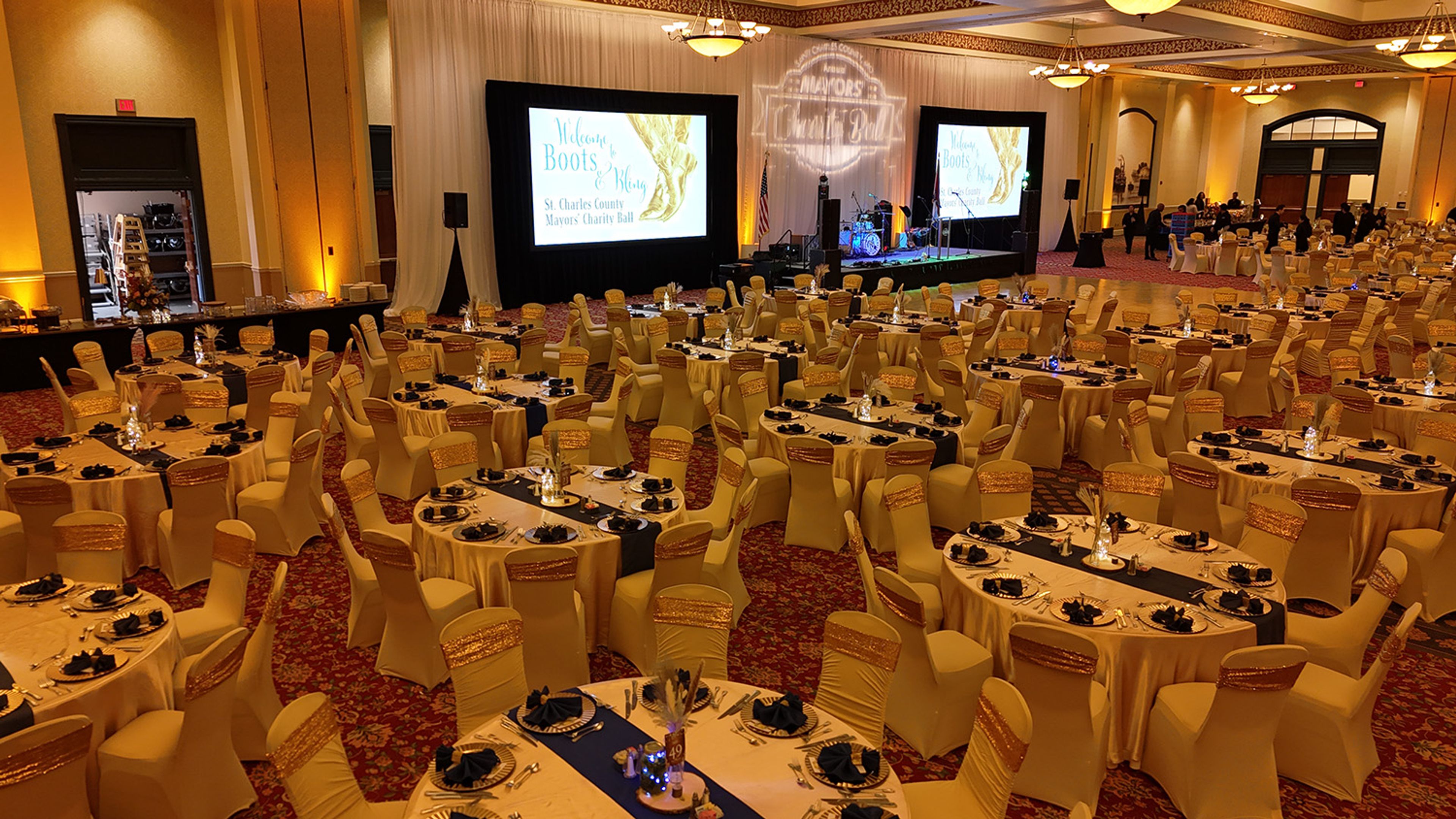 Grand Ballroom, an event space at St. Charles Convention Center