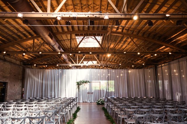 Featured photo from Step Into This Monochrome Wedding in Chicago with Candlelit Tables and a Warm Loft-Style Setting