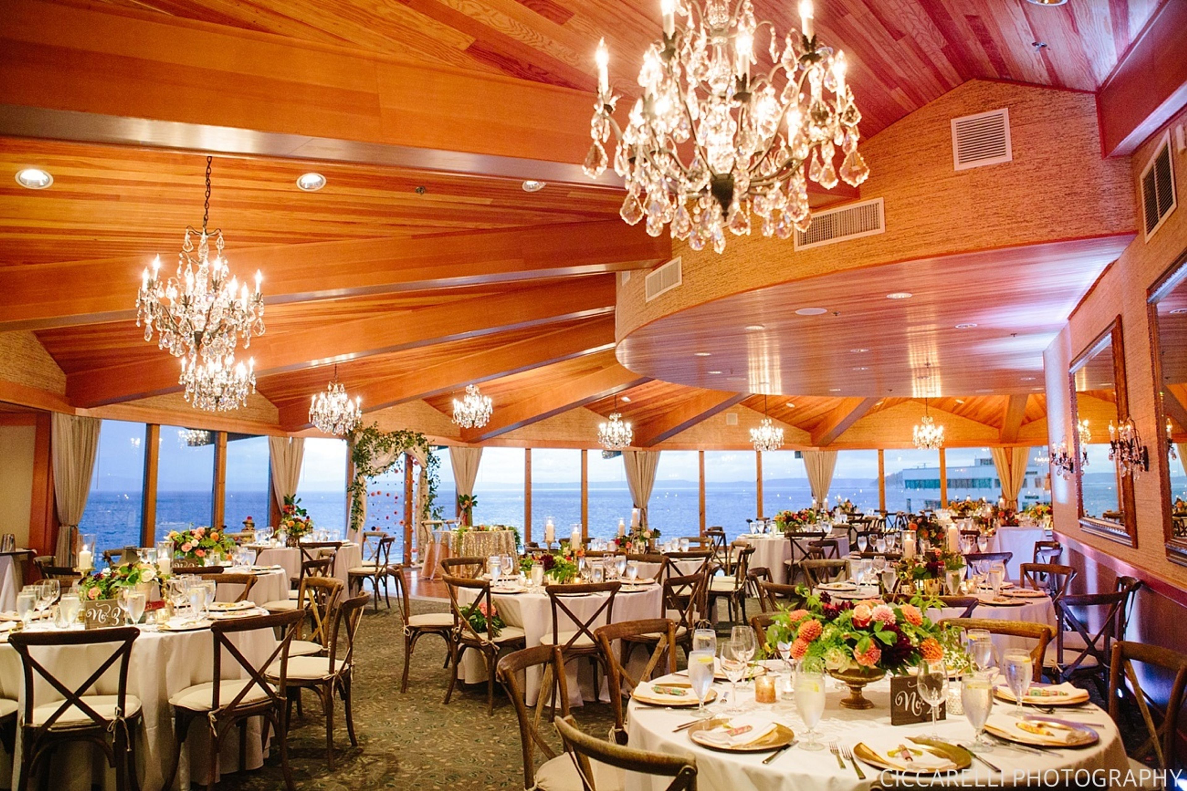 Olympic Ballroom, an event space at Edgewater Hotel Seattle
