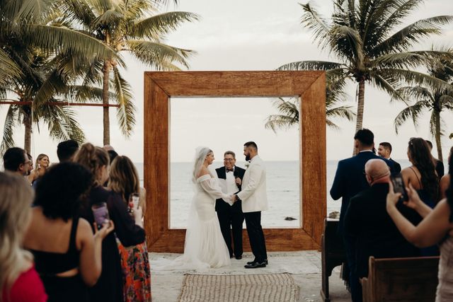 Featured photo from Modern Beach Wedding at Blue Venado in Riviera Maya Q.R., Mexico