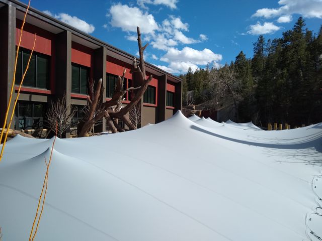 Featured photo from Custom Tent for Cheyenne Mountain Zoo Hippo Family