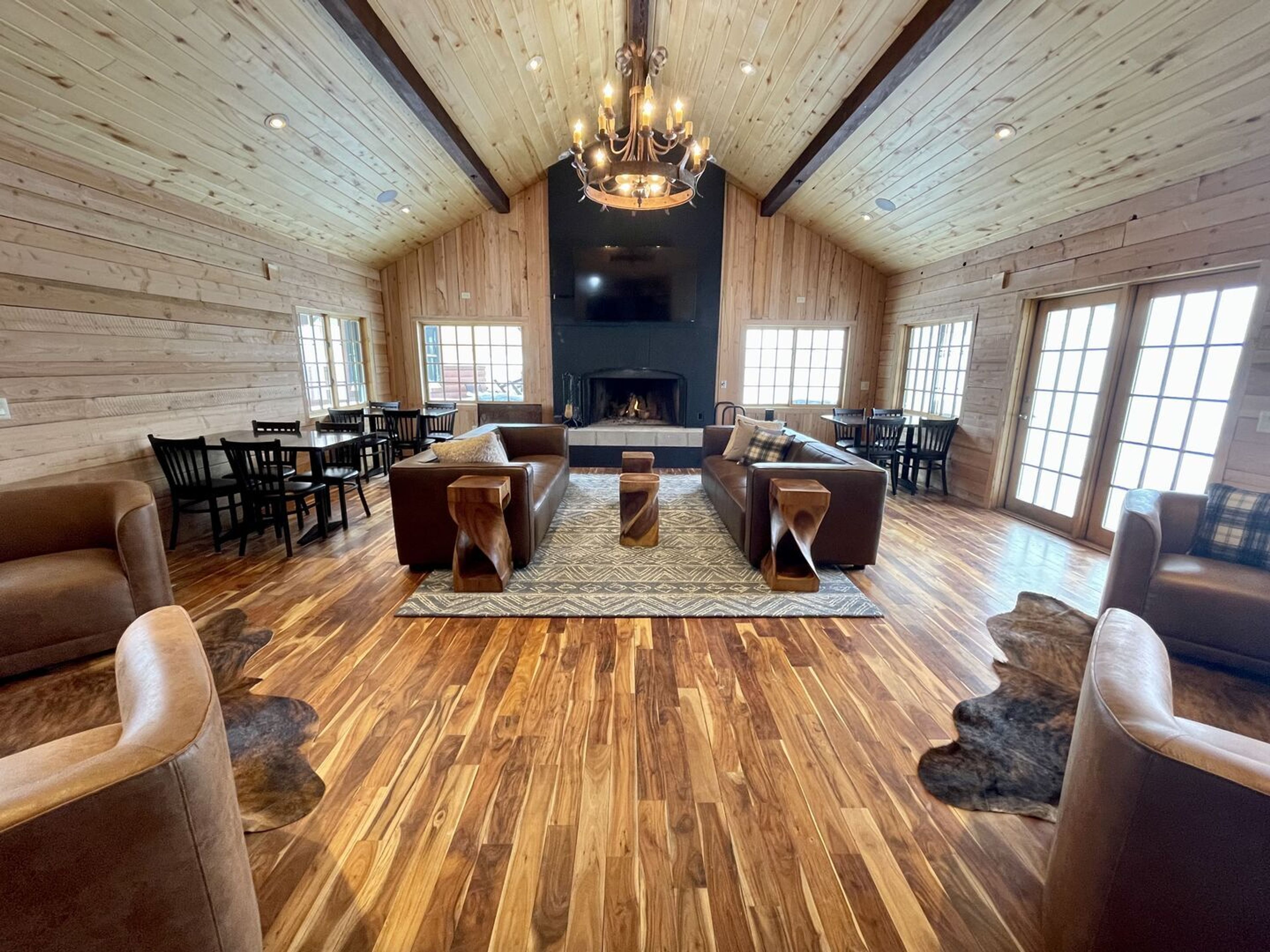 Main Lodge, an event space at Electric Mountain Lodge