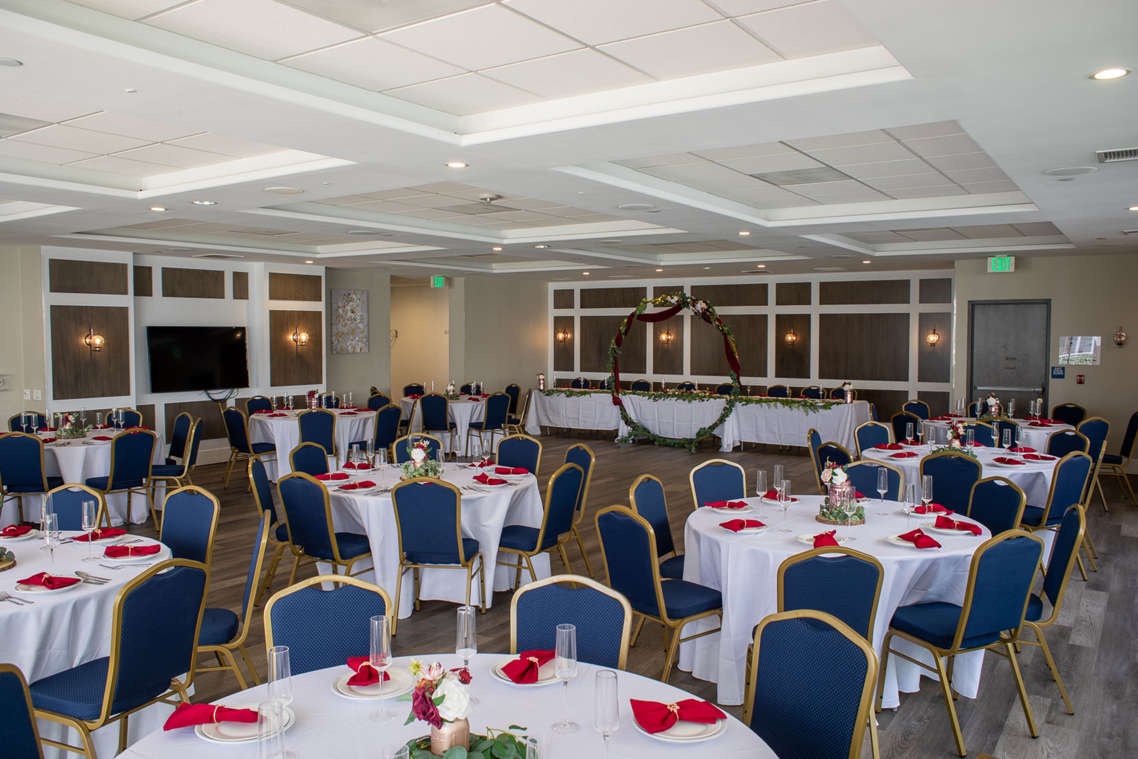 Dining Area, an event space at The Top of the Hub