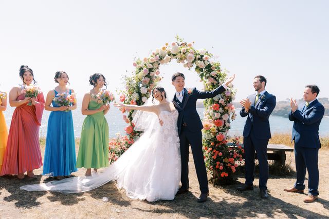 Featured photo from See This Coastal Mendocino Wedding Featuring Cottage Charm and Vibrant Floral Details
