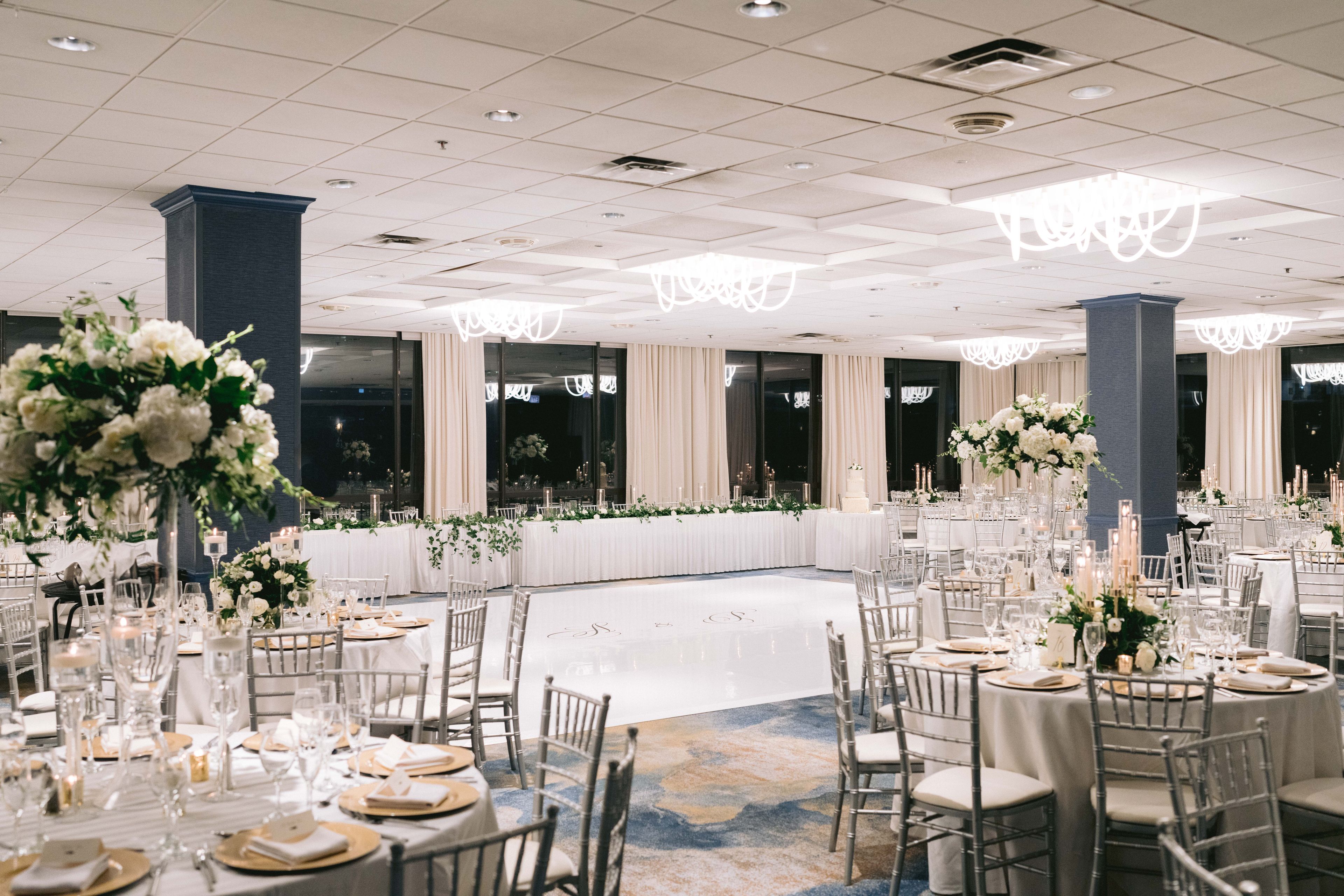 Wolf Point Ballroom, an event space at voco Chicago Downtown