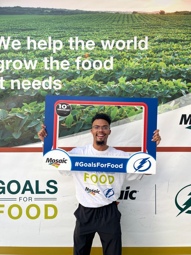 Featured photo from Mosaic #GoalsForFood Tampa Bay Lightning Event