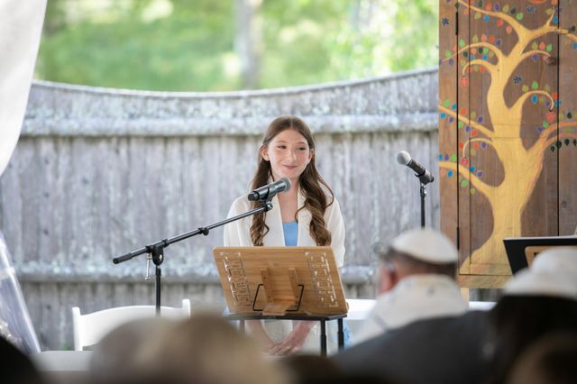 Featured photo from Classicly Simple Bat Mitzvah