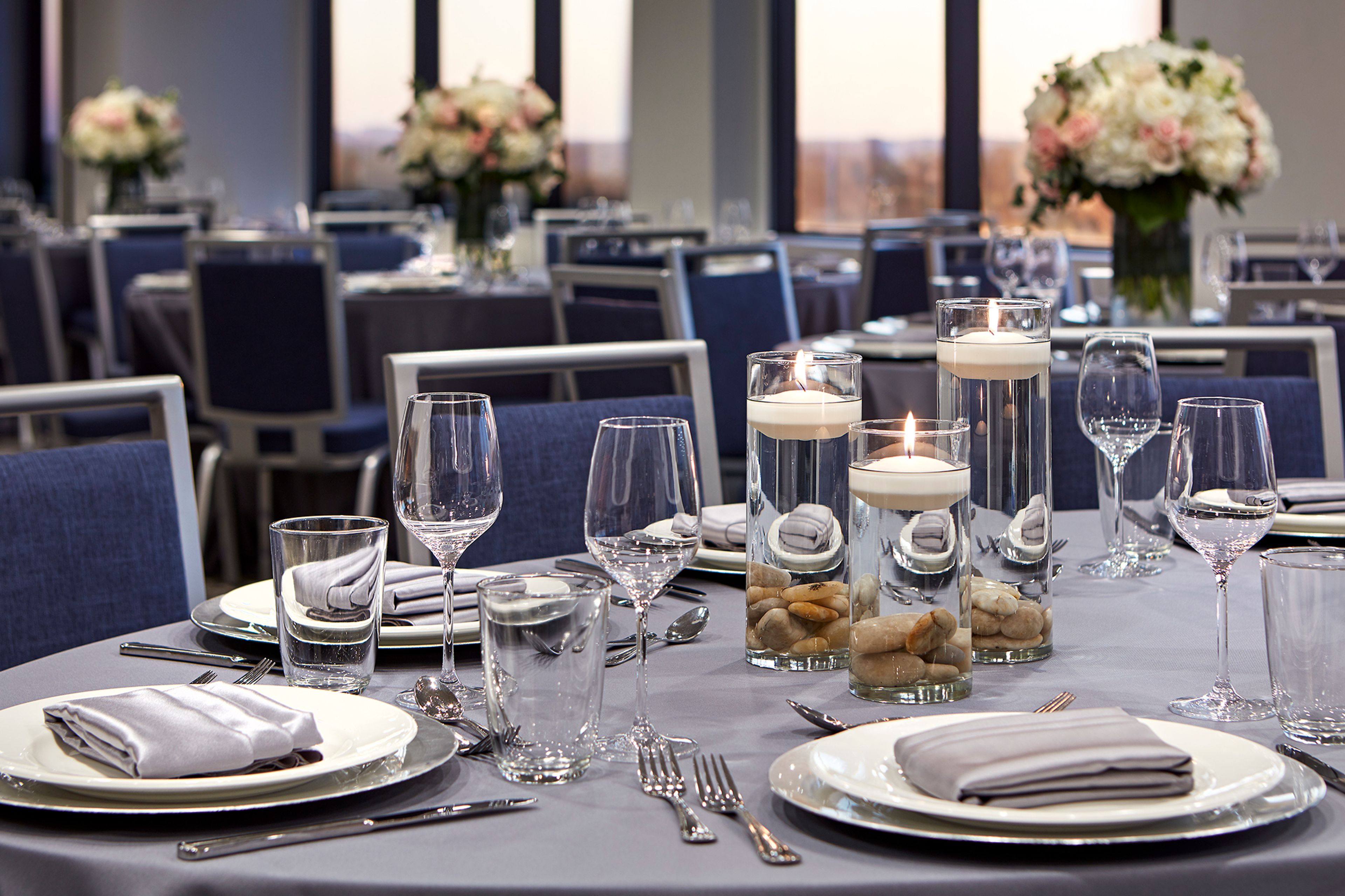 Travis Ballroom, an event space at Hilton Houston Plaza Medical Center