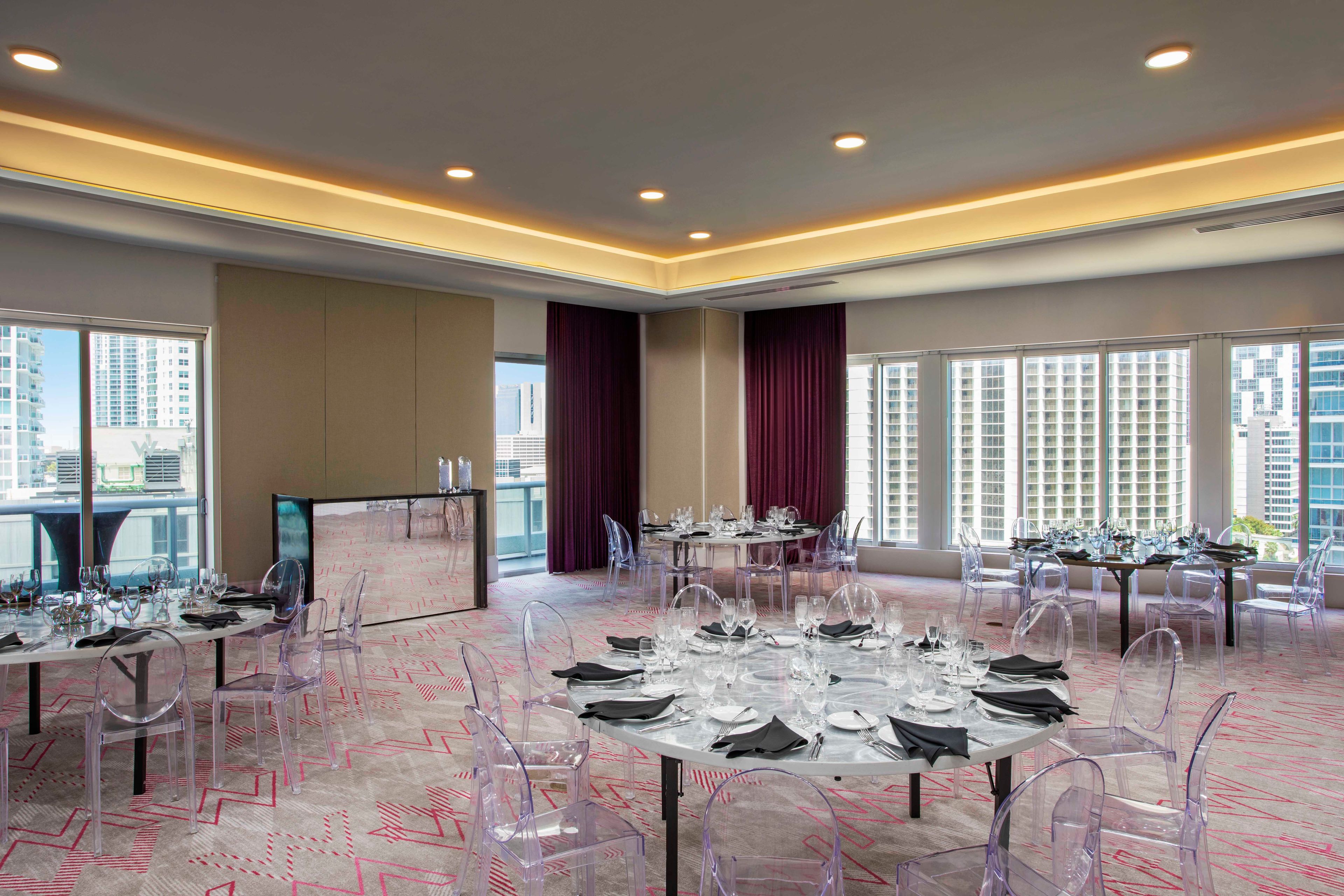 Great Room, an event space at W Hotel Miami