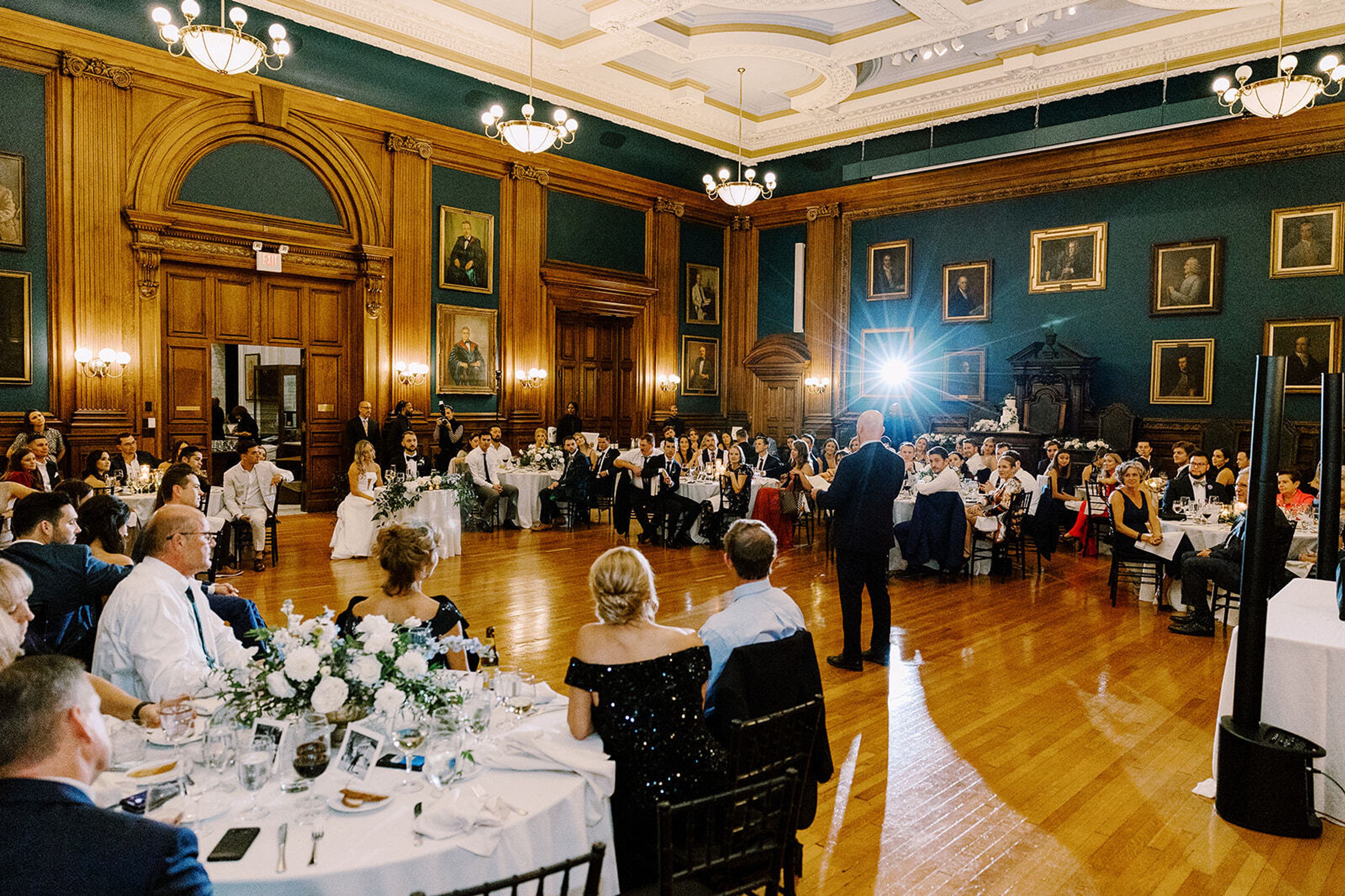 Mitchell Hall, an event space at The College of Physicians of Philadelphia