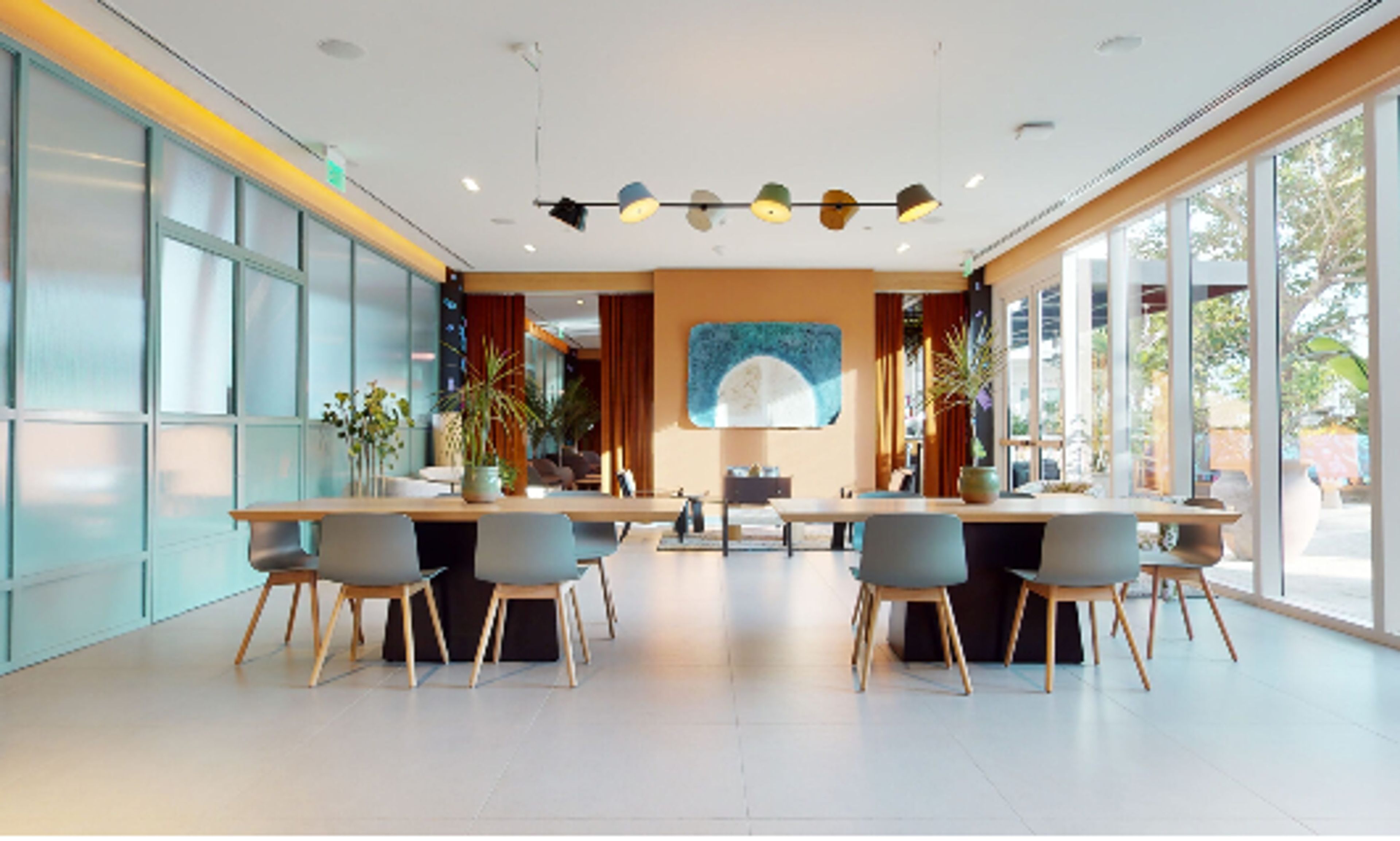 Higher Ground Interior, an event space at Arlo Wynwood