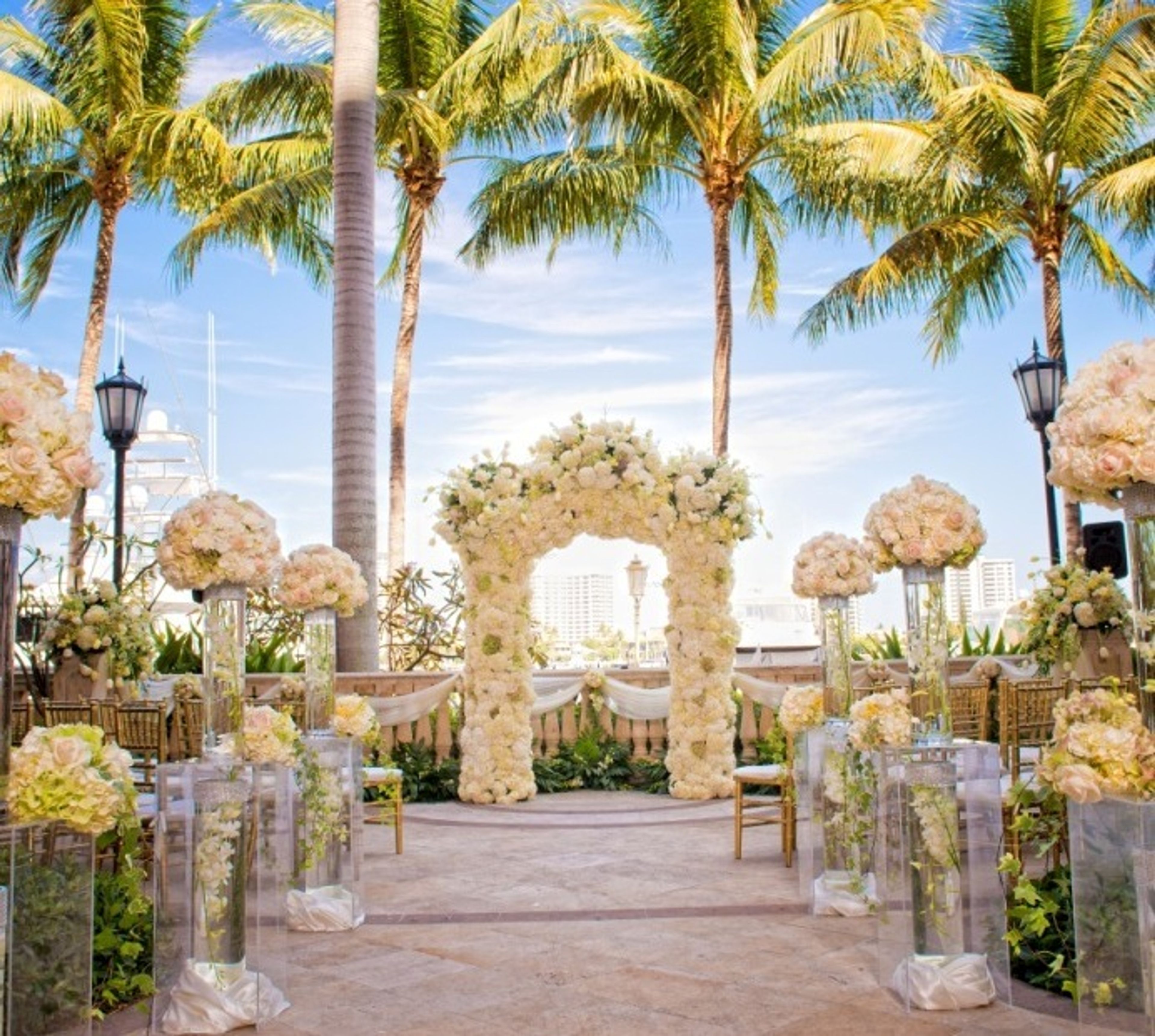 The Venetian Ballroom and Terrace, an event space at The Boca Raton