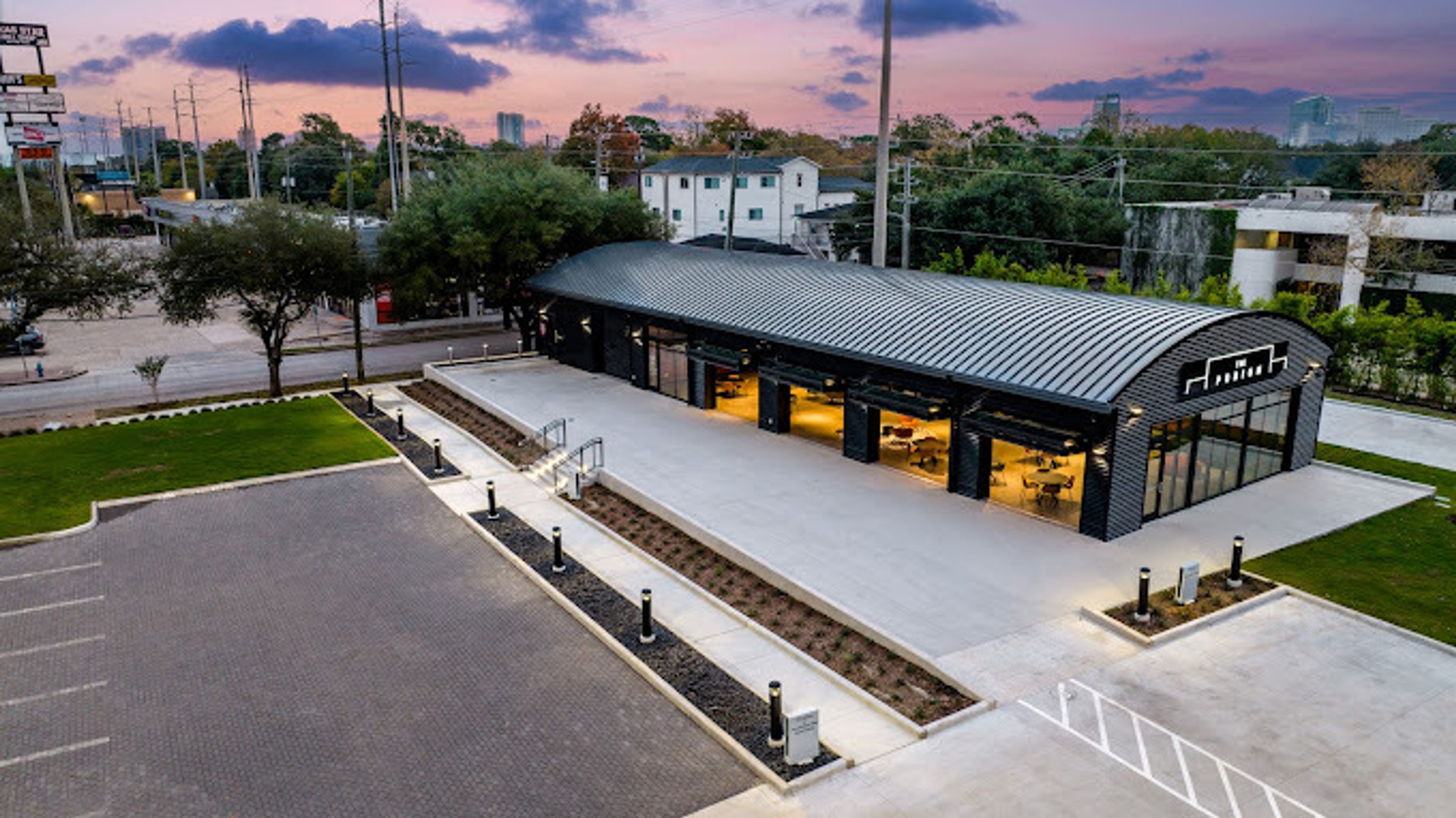 Patio, an event space at The Podium at Porsche River Oaks