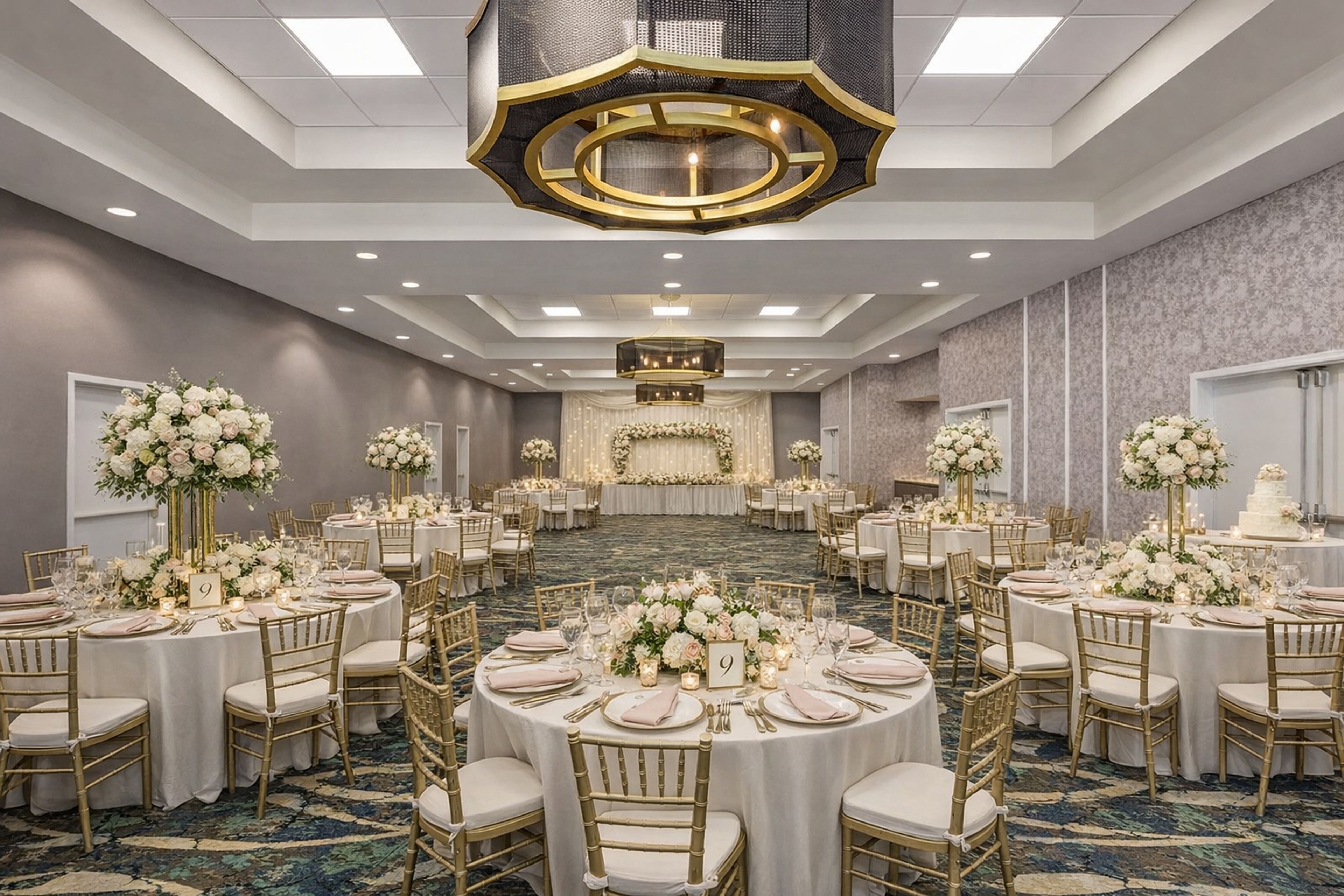 Energy Ballroom, an event space at Hilton Garden Inn Energy Corridor
